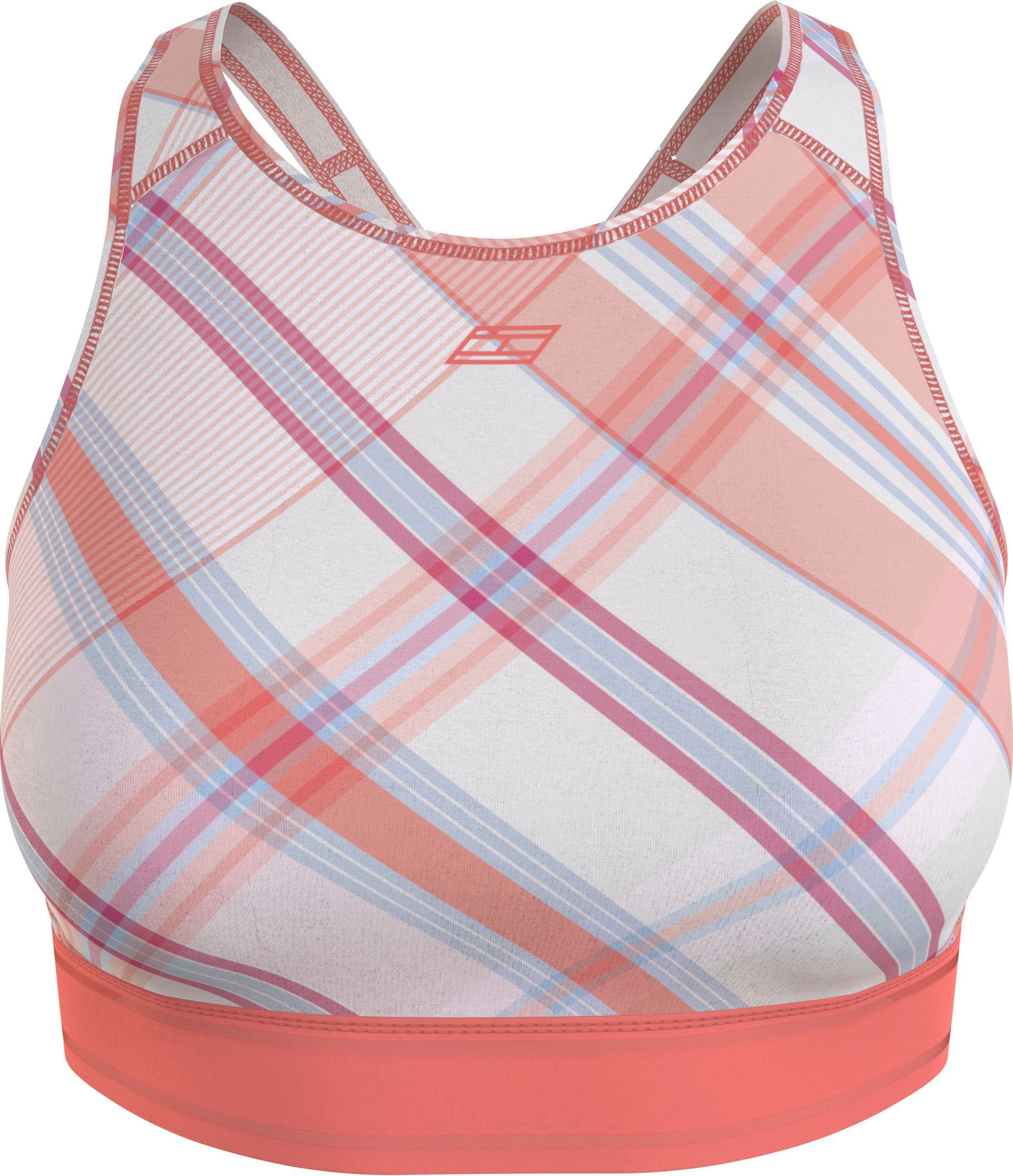 Tommy Hilfiger Sport Sport-BH MID INTENSITY HIGH NECK AOP BRA mit Tommy  Hilfiger Sport Logo-Druck