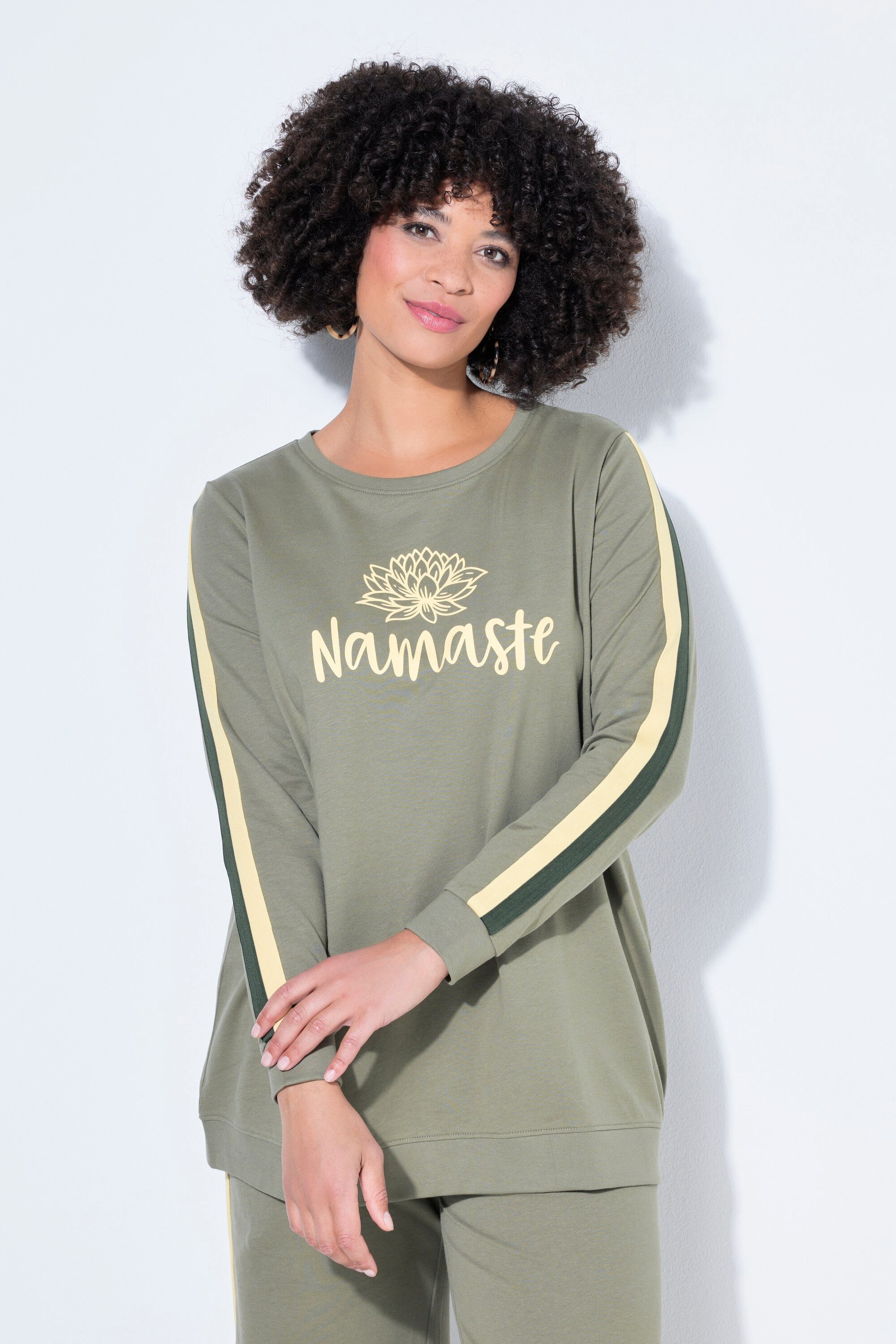 Angel of Style Sweatshirt Sweatshirt Komfort Fit Namaste-Motiv
