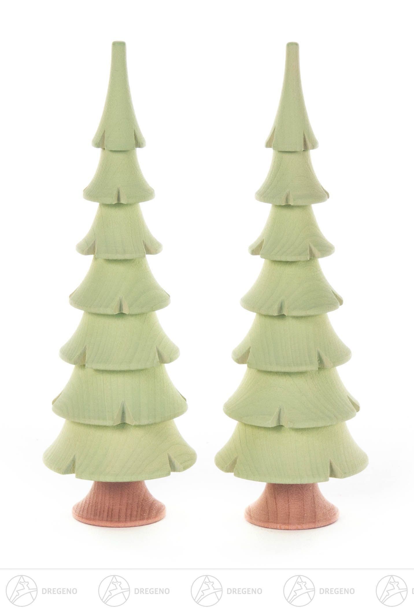 Kunstbaum Baum Massivholzbäume hellgrün Höhe ca 14,5 cm NEU
