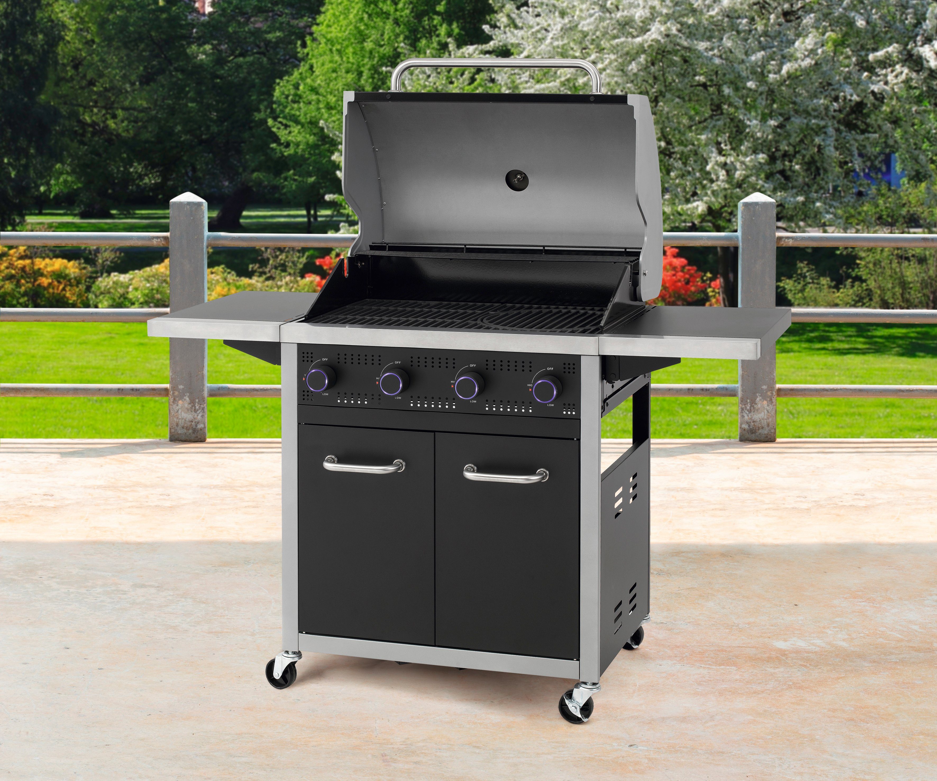Tepro Gasgrill Seattle 4, BxTxH: 138x63x114 cm