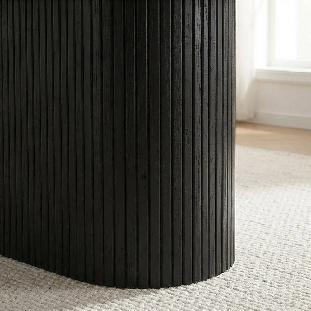HOME DELUXE Esstisch Eiche geölt - RABOS, Eiche geölt Natur - 180 x 90 cm, Lamellen Tisch
