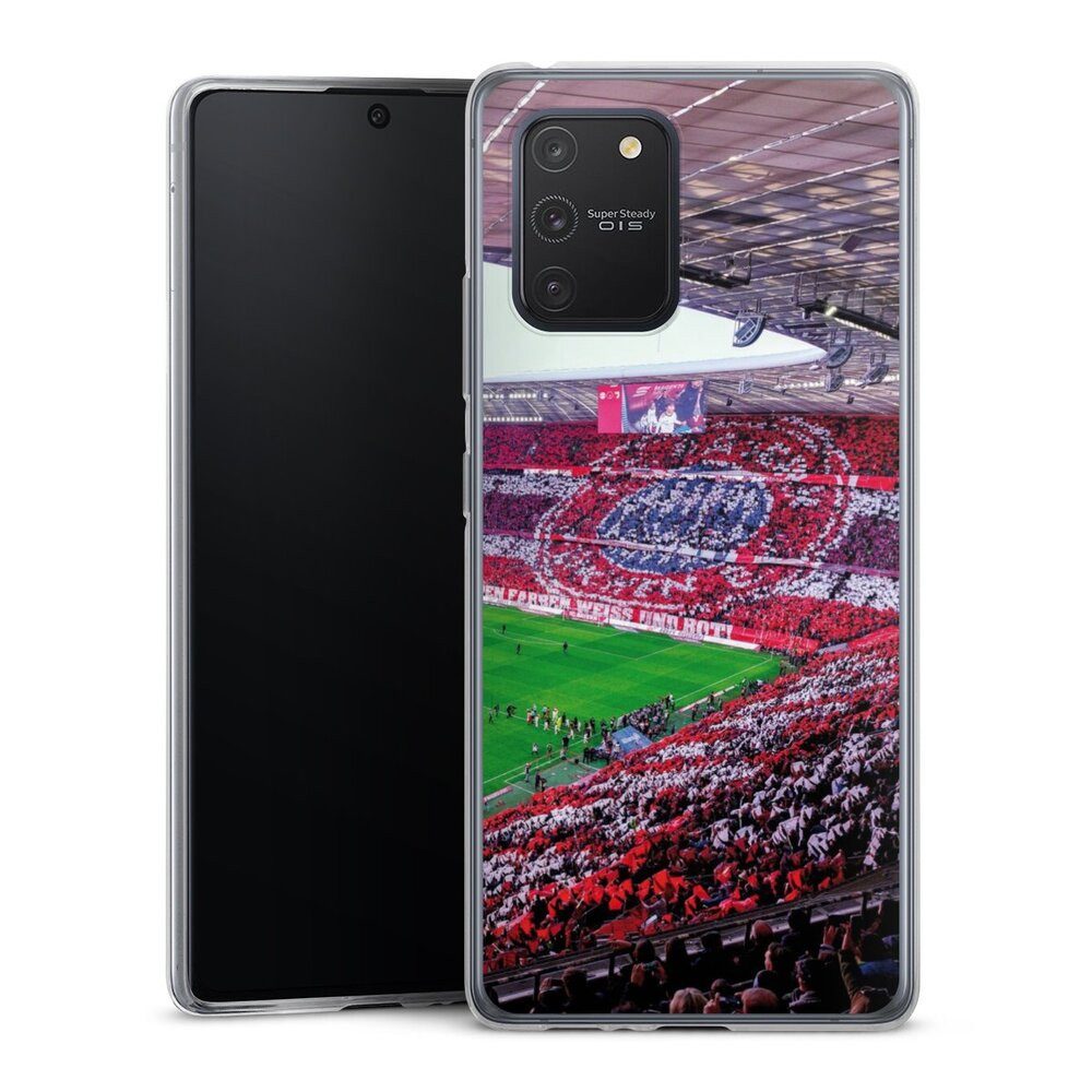 DeinDesign Handyhülle FCB Stadion FC Bayern München FCB Stadion Tribüne, Samsung Galaxy S10 Lite Slim Case Silikon Hülle Ultra Dünn Schutzhülle