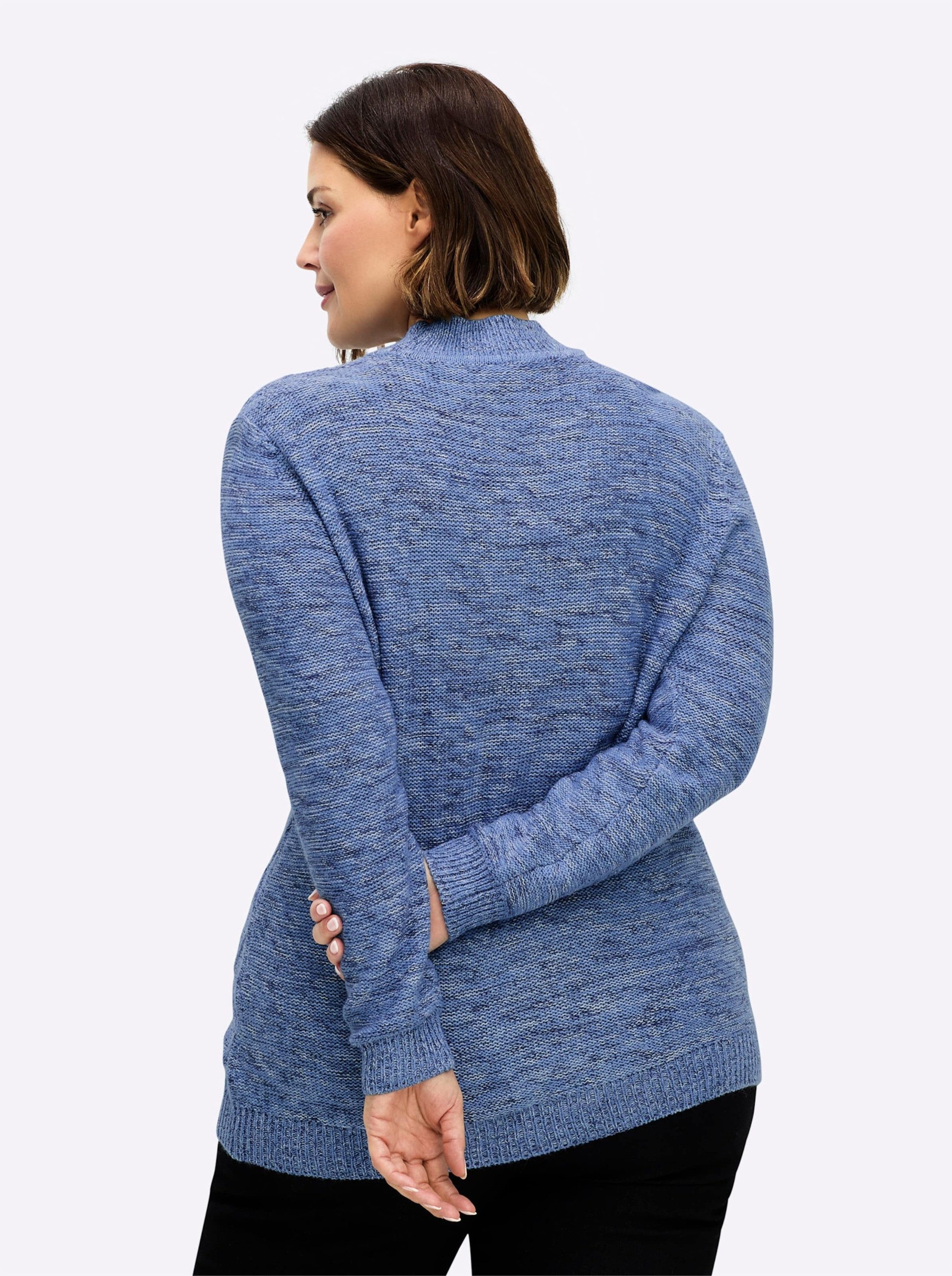 Sieh an! Strickpullover Pullover Langarm