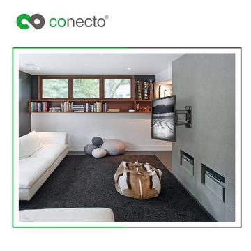 conecto TV Wandhalter für LCD LED Fernseher & Monitor TV-Wandhalterung, (bis 42 Zoll, neigbar, schwenkbar)