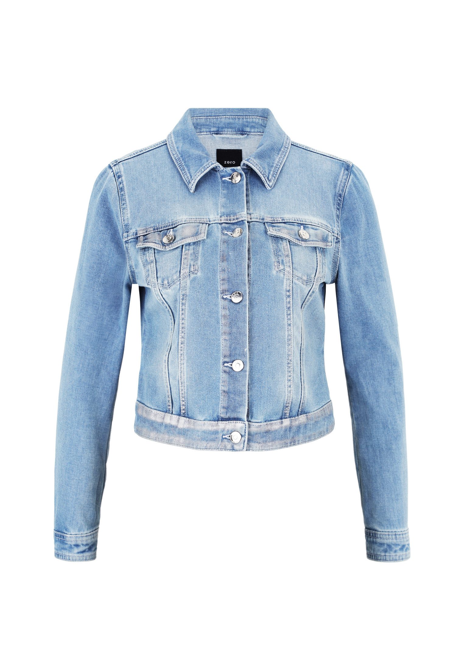 Zero Jackenblazer zero Jeansjacke blau mit günstig online kaufen