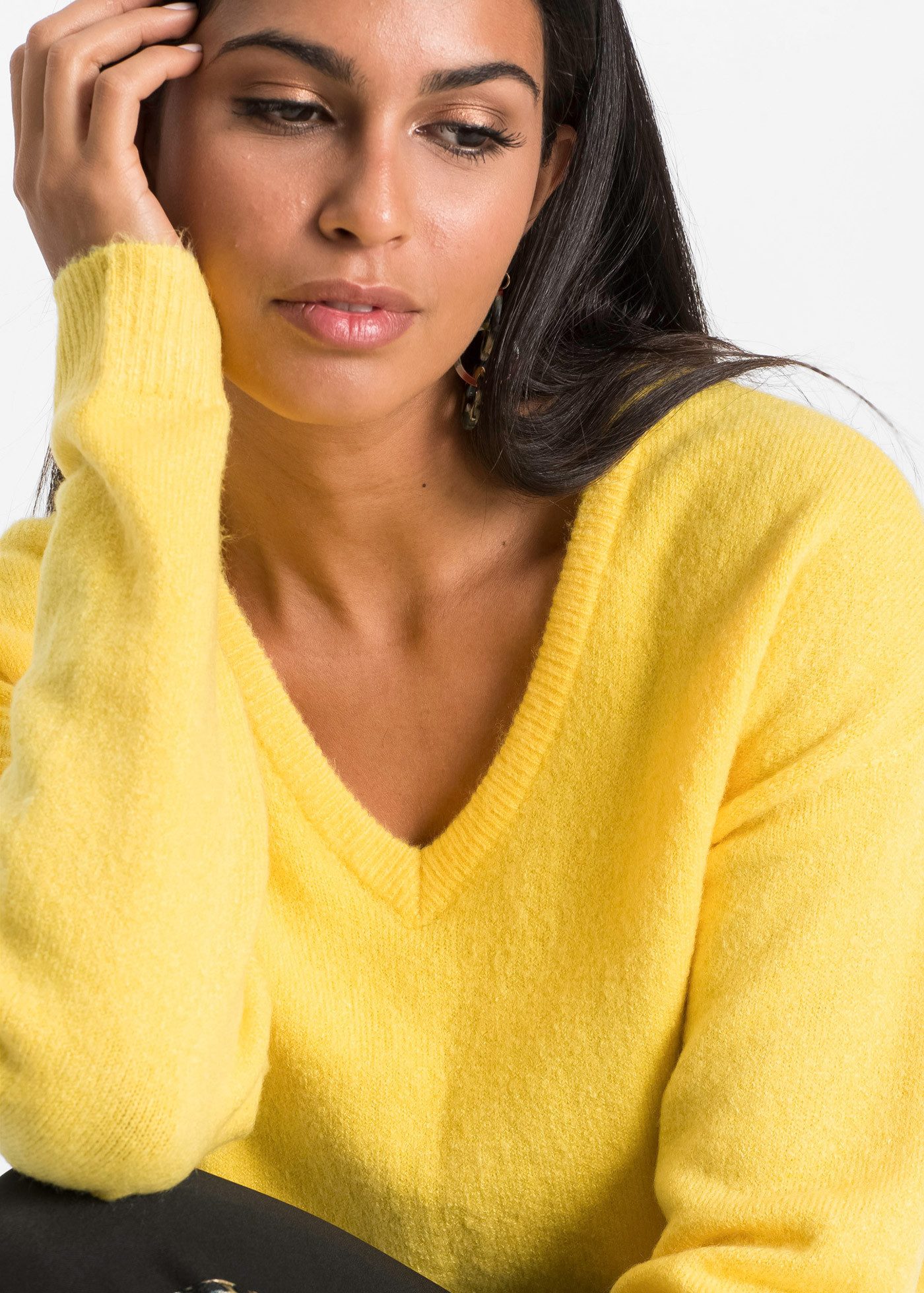 bonprix Strickpullover Oversize-Strick-Pullover günstig online kaufen