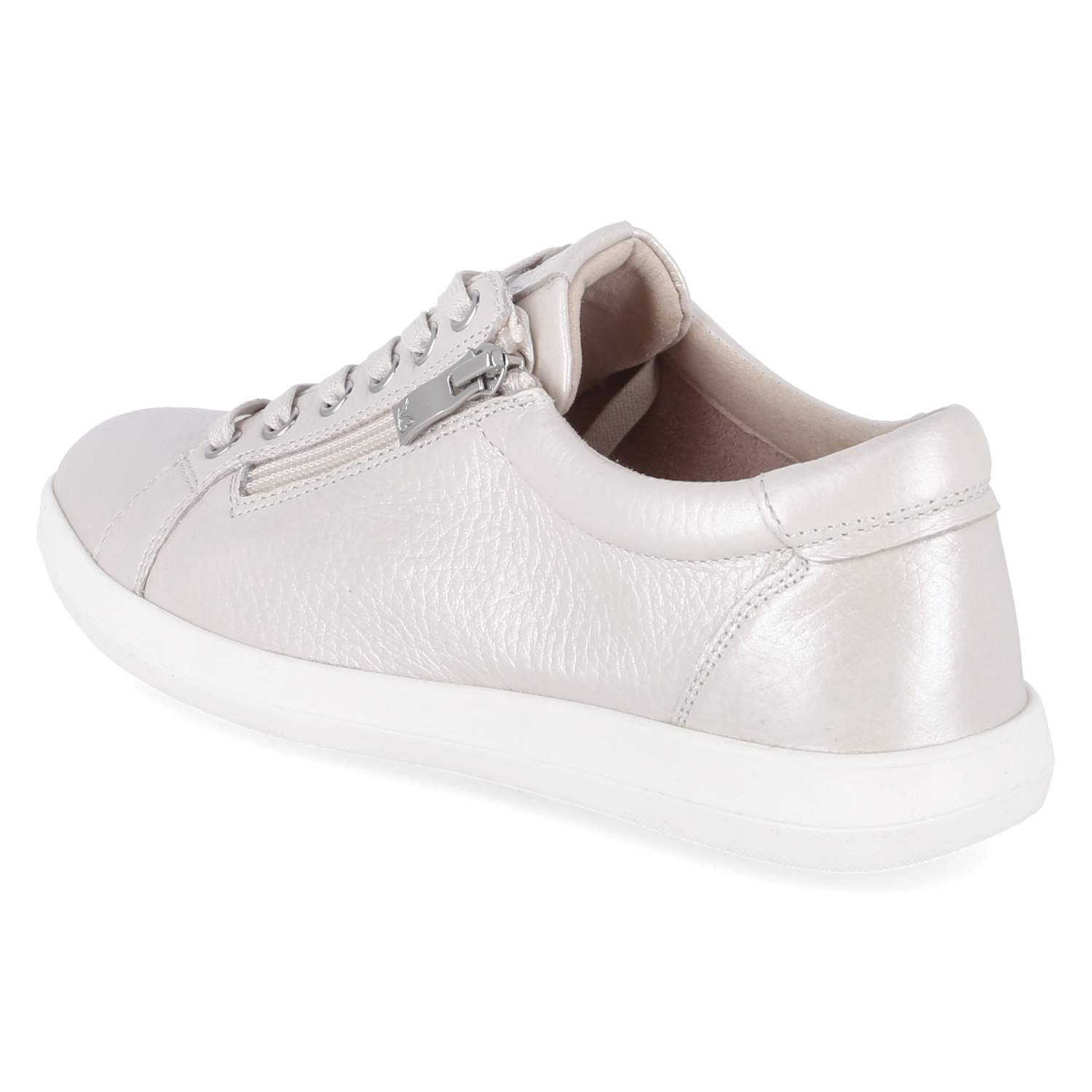 Caprice Caprice 9-23757-46-136 Damen Glattleder weiss Schnürschuh