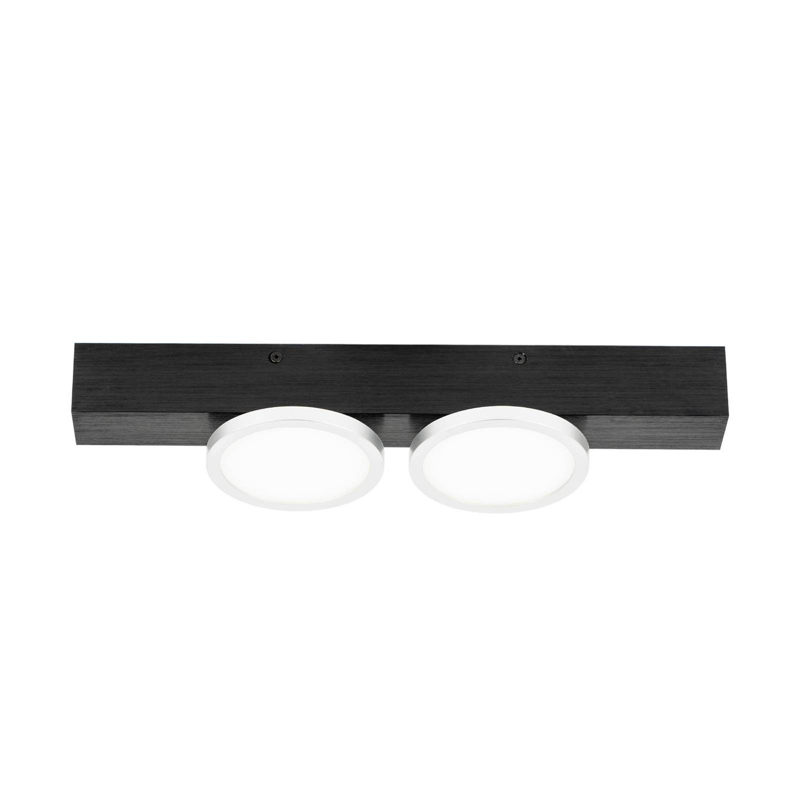 Lucande Deckenleuchten Kellino, 2 x 7 W, warmweiß