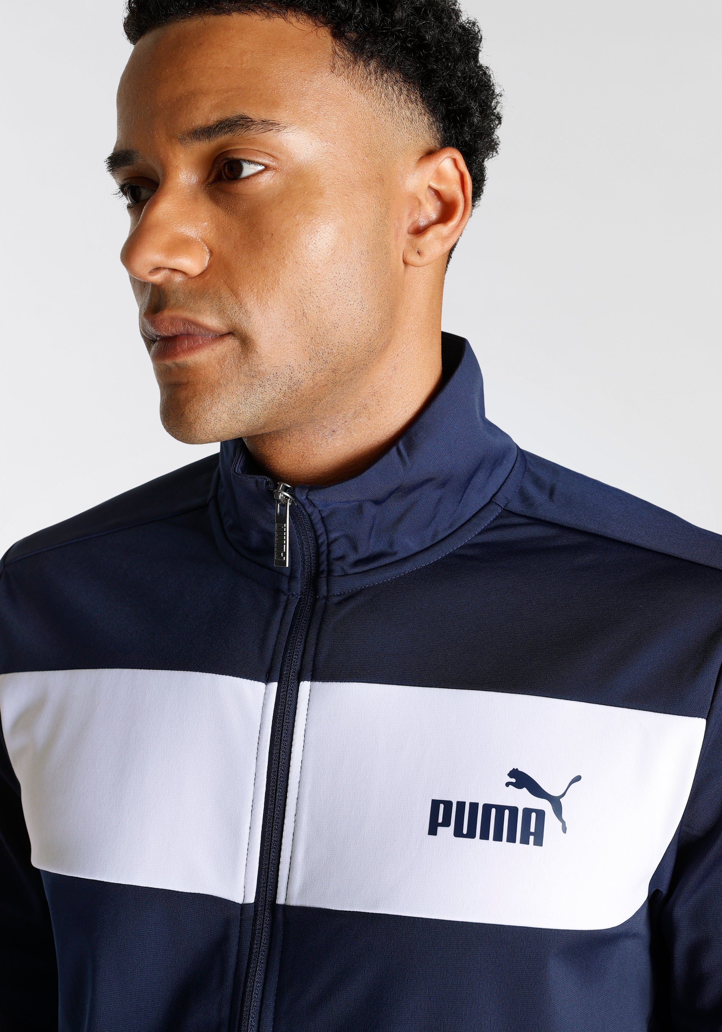 PUMA Jogginganzug POLY Navy PUMA (2-tlg) SUIT CL