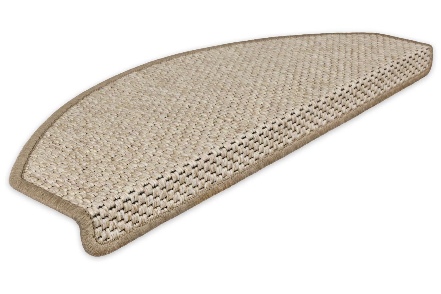 Metzker® Stufenmatte Stufenmatten Göteborg Halbrund, halbrund, Höhe: 8 mm, 20 Stück - Hellbraun