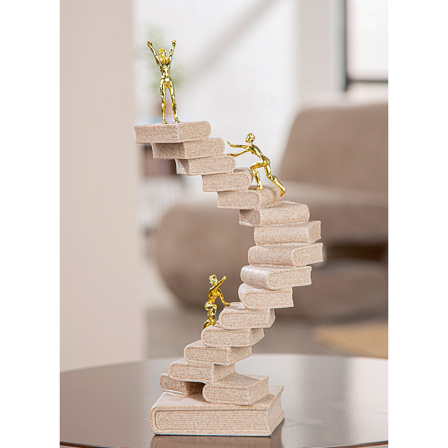 GILDE Dekofigur Skulptur Path of Knowledge, Höhe: 30 cm
