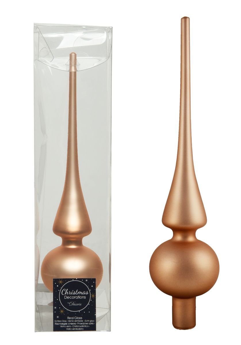 JACK Christbaumspitze Christbaumspitze Echt Glas 26 x 6 cm Matt Glanz Weihn günstig online kaufen