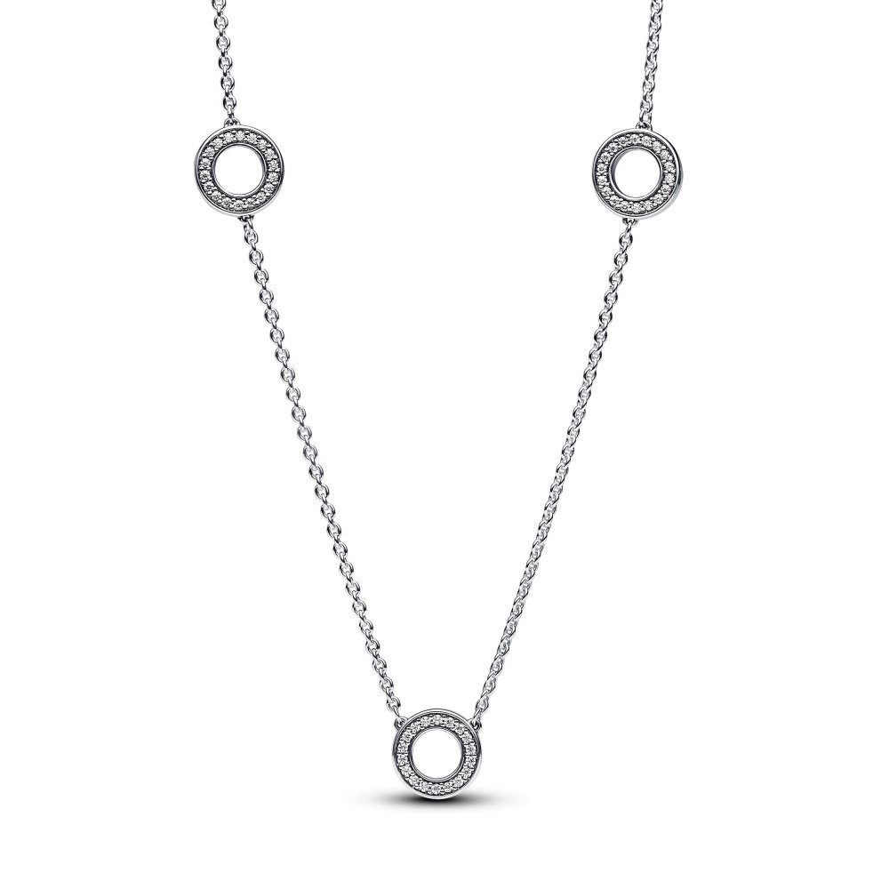Pandora Collier Pandora Timeless Halskette Pavé-Kreise 393162C01-50