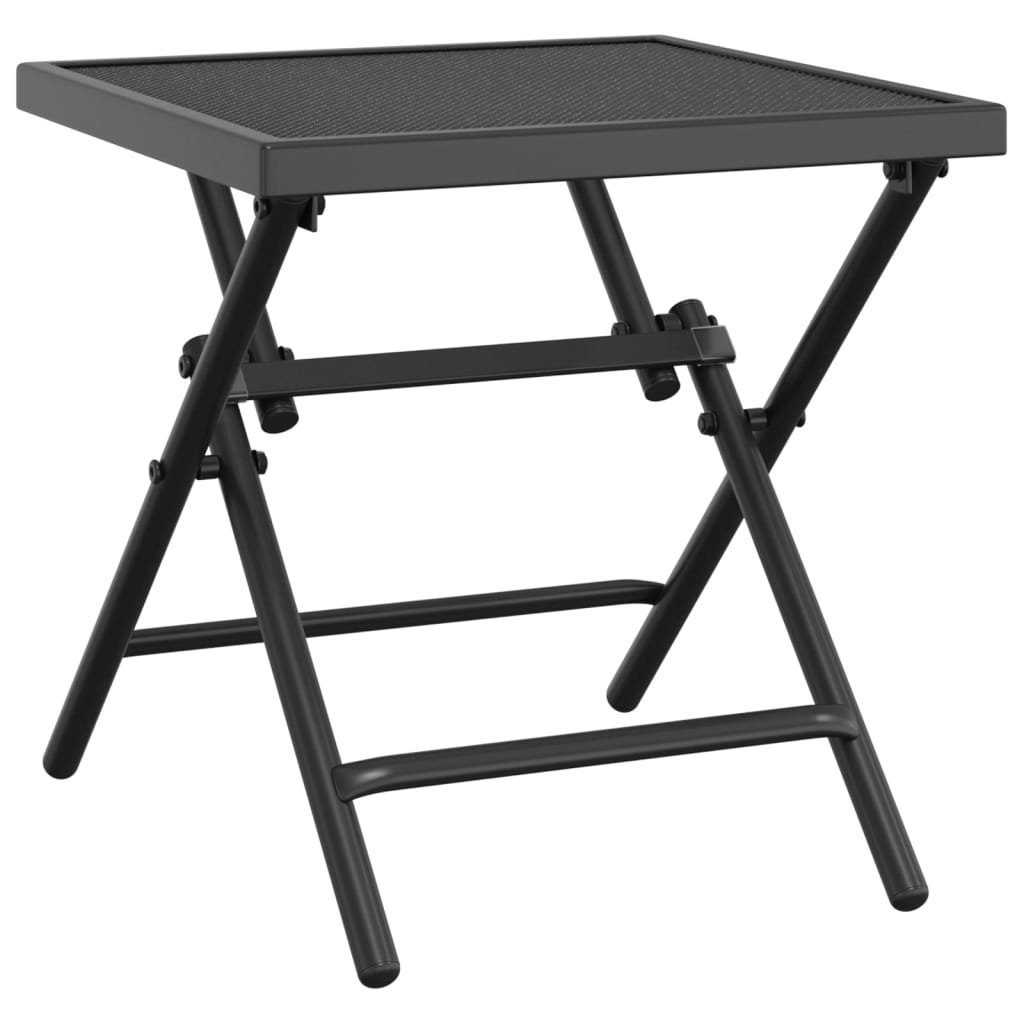 vidaXL Gartentisch Gartentisch Klappbar Anthrazit 38x38x38 günstig online kaufen