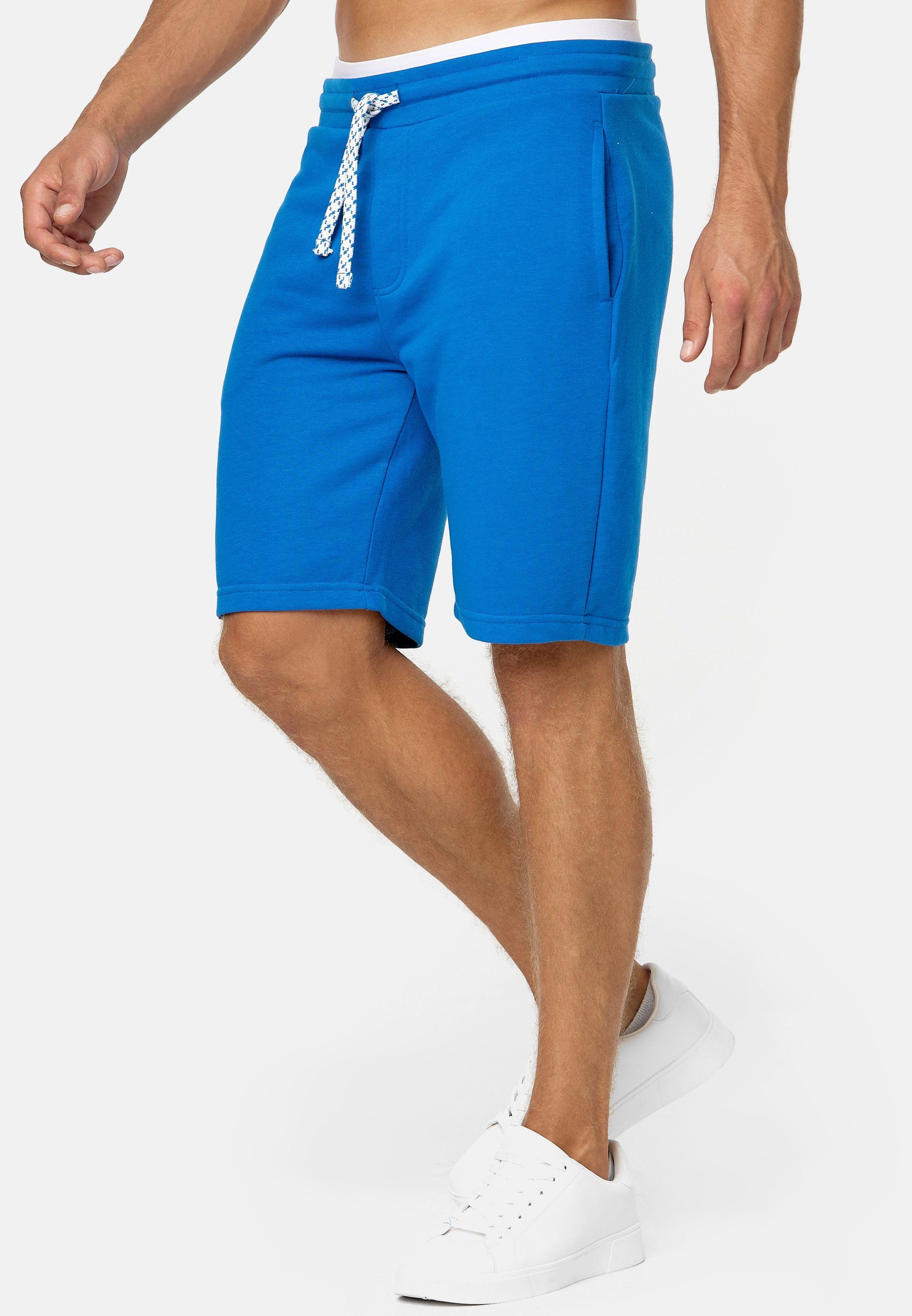 Indicode Sweatshorts Herren Aldrich Sweat Shorts Herrenshorts elastischer Bund mit Kordelzug