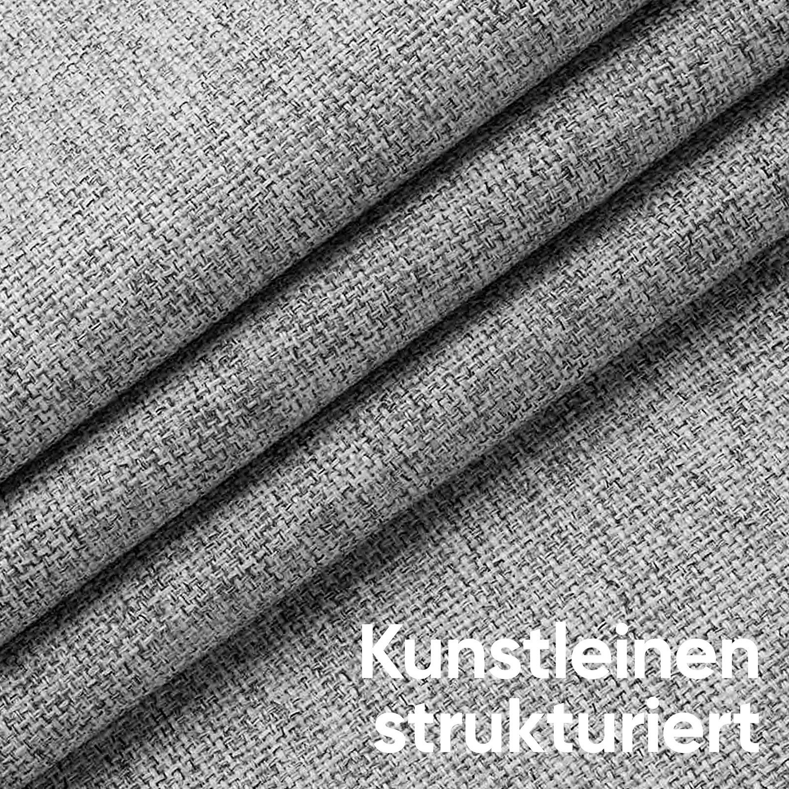 Sekey Vorhang Verdunkelungsvorhang Vorhang Wohnzimmer Vorhänge Blickdicht, Ösen, verdunkelnd, 2-er Set, einfarbig, pflegeleicht – Bild 4 von 5