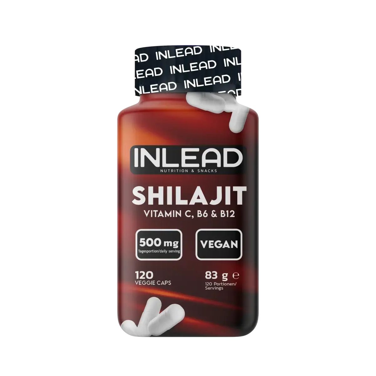Inlead Nutrition GmbH & Co. KG INLEAD Shilajit 500mg 120 Kapseln, 120 St.