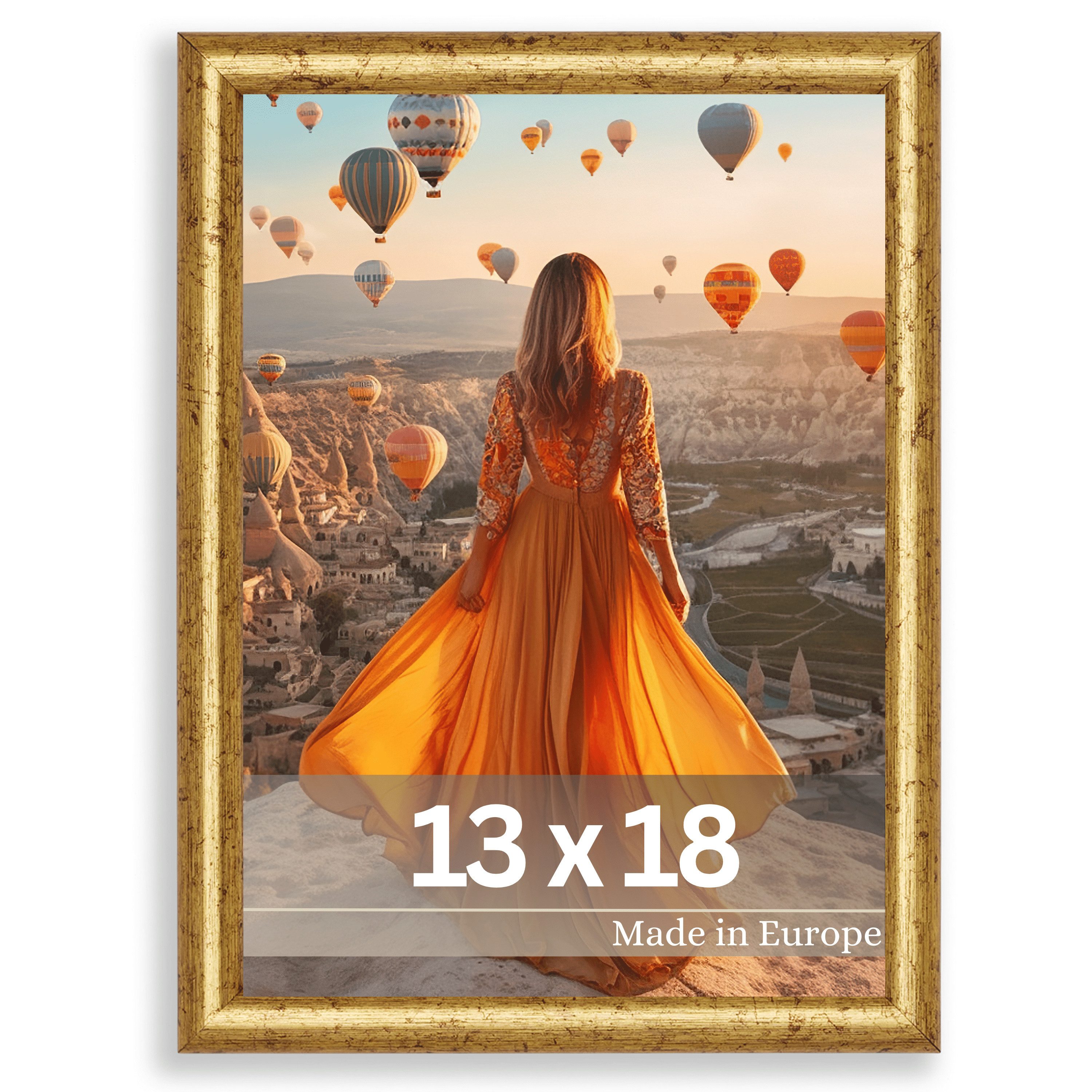 Victor (Zenith) Bilderrahmen David, Bilderrahmen Set Gold 13x18 cm, Bilderr günstig online kaufen