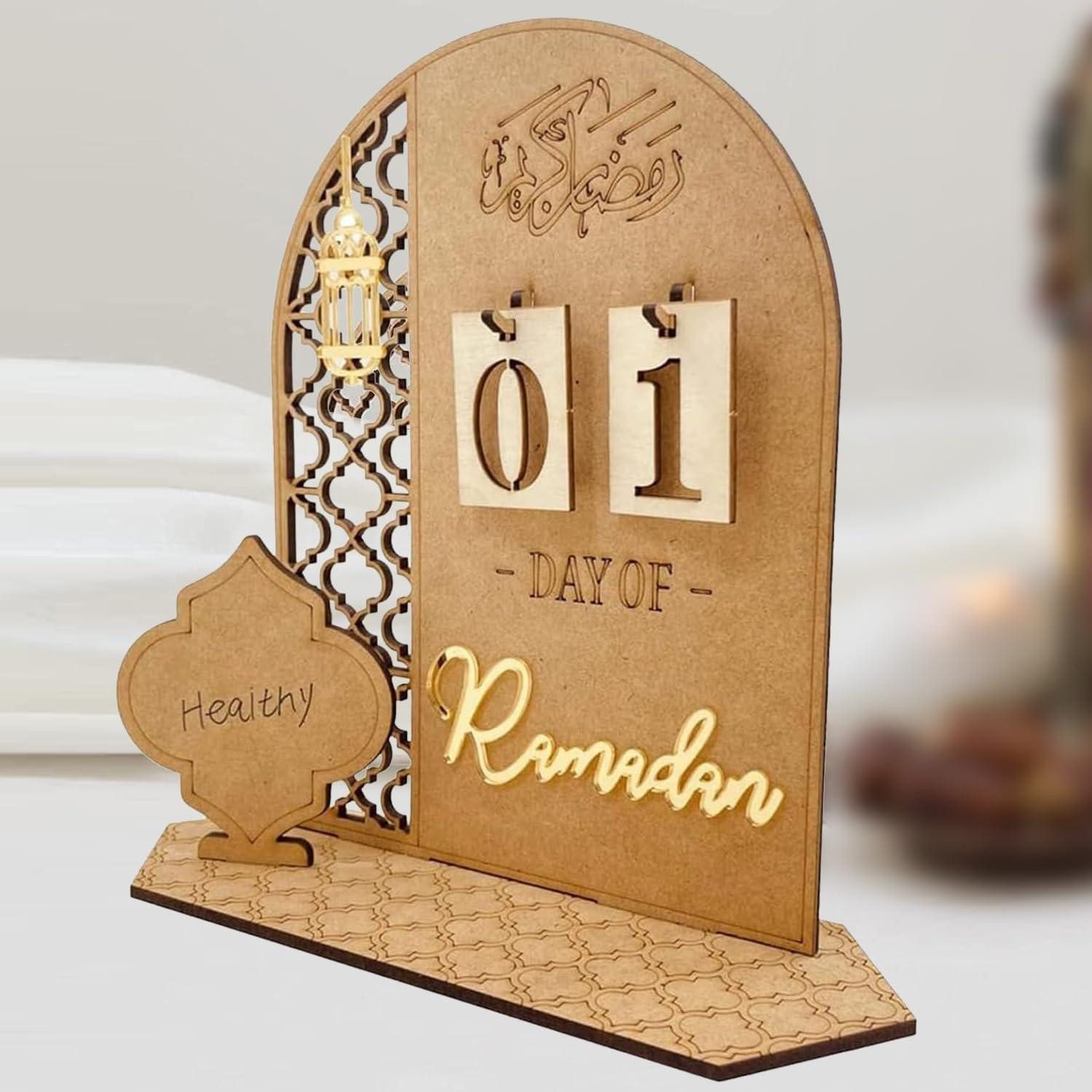 LuxusKollektion DIY-Adventskalender Ramadan Kalender Holz Countdown 30 Tage