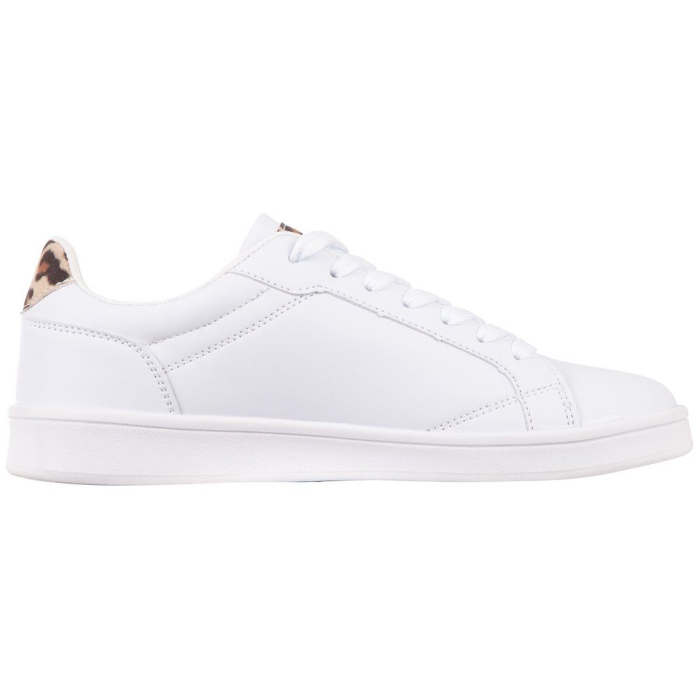 Sneaker white-leo trendy Kappa Applikationen mit