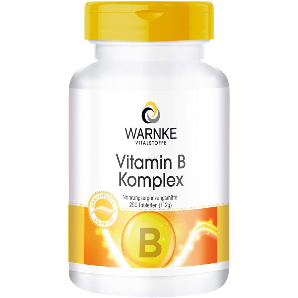 Warnke Vitalstoffe VITAMIN B KOMPLEX Tabletten Tabletten, 250 St.