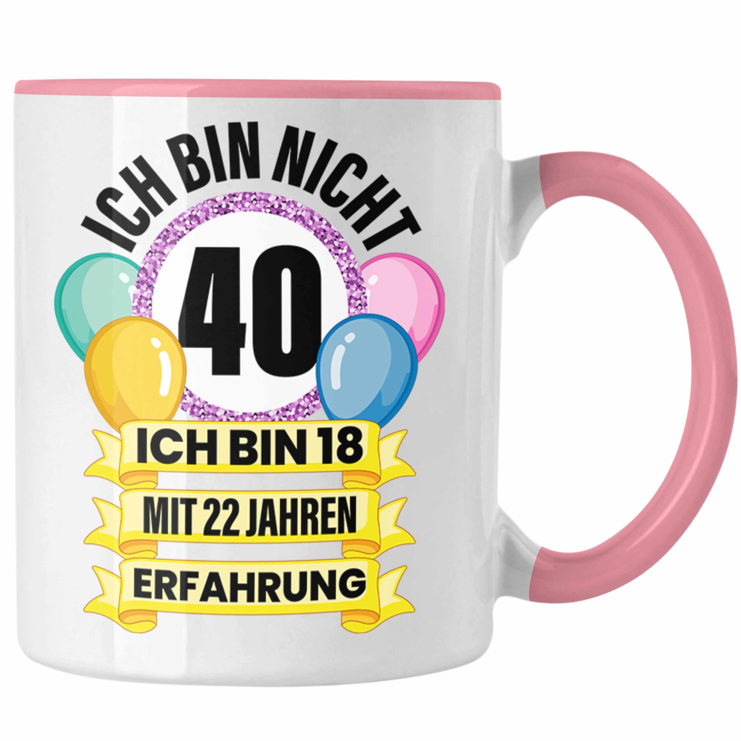 Trendation Tasse Trendation - 40. Geburtstag Tasse Frau Geschenk 40er Geschenkidee 40