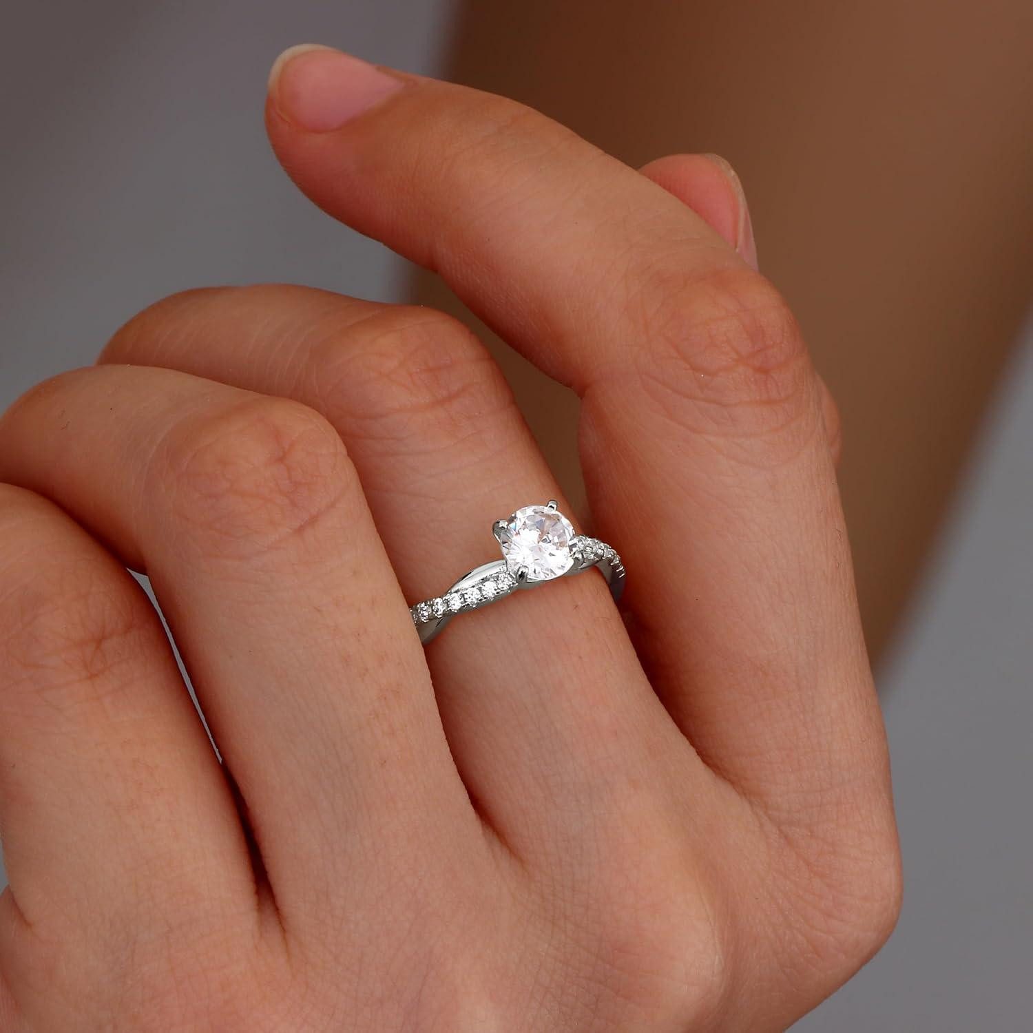 LuxusKollektion Silberring Ringe Verstellbar Damen Daumenring Verlobungsring Gold 925 Silber – Bild 5 von 5