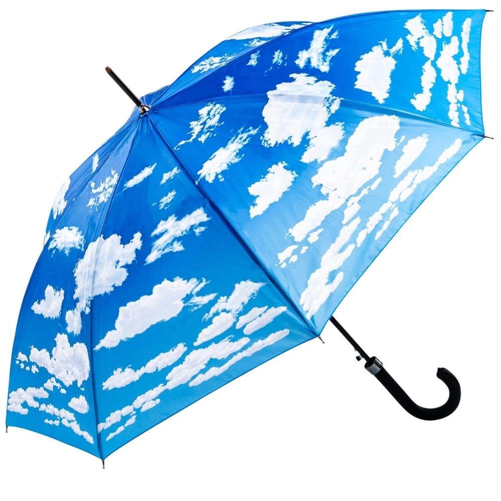 Stockregenschirm Regenschirm Motiv WOLKEN Automatik