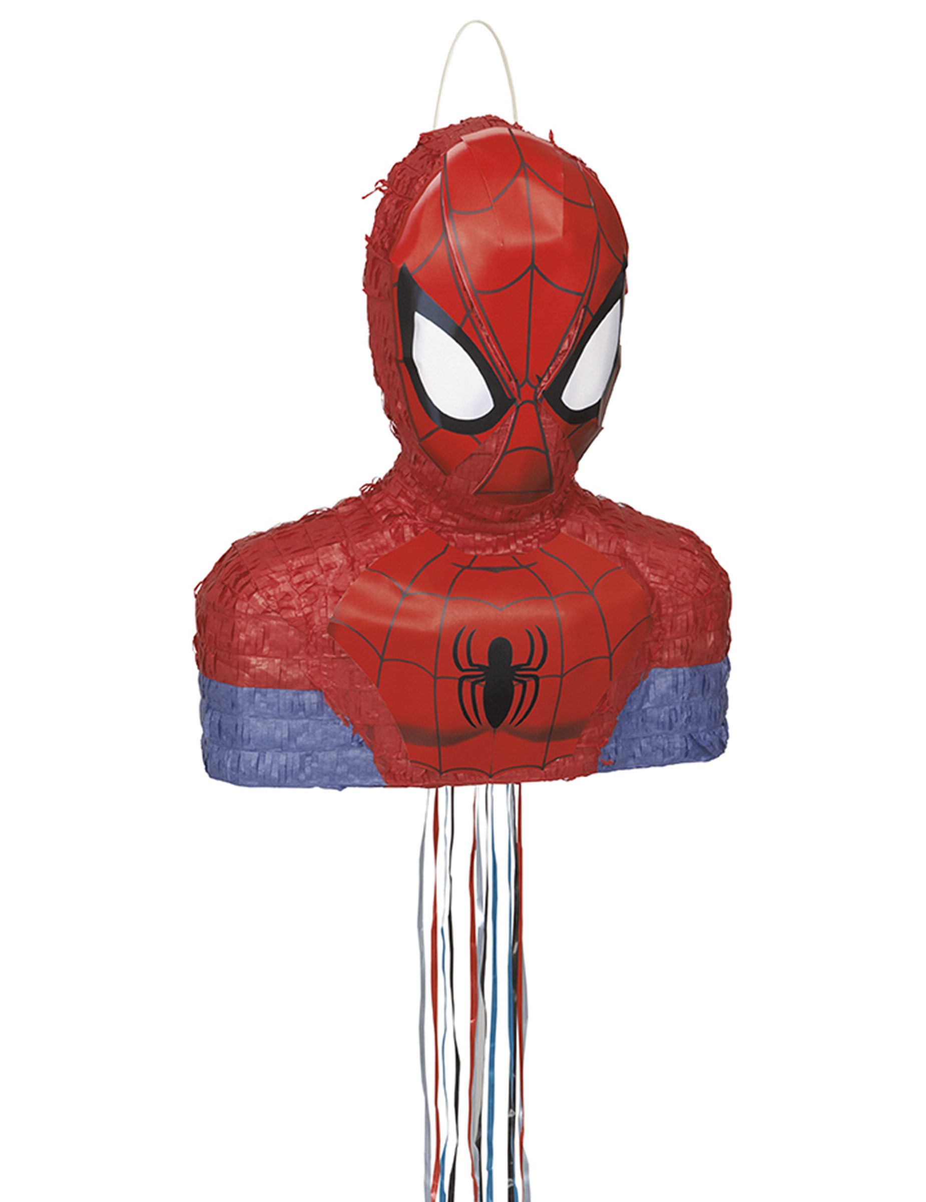 Kostüm Partyspiel Pinata Lizenzware Spider Man rot-blau