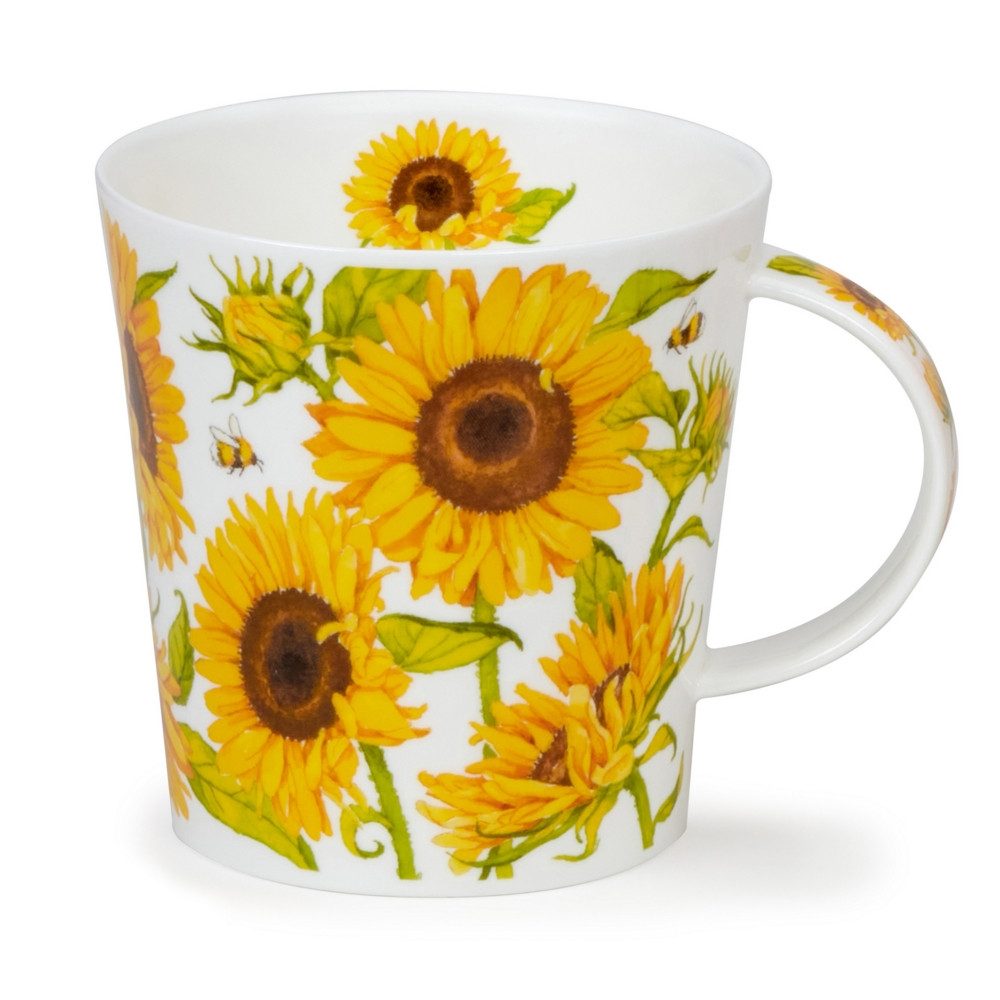 Dunoon Tasse Beautiful Blooms Sonnenblumen Cairngorm 0,48 l Fine Bone China, 1-tlg.