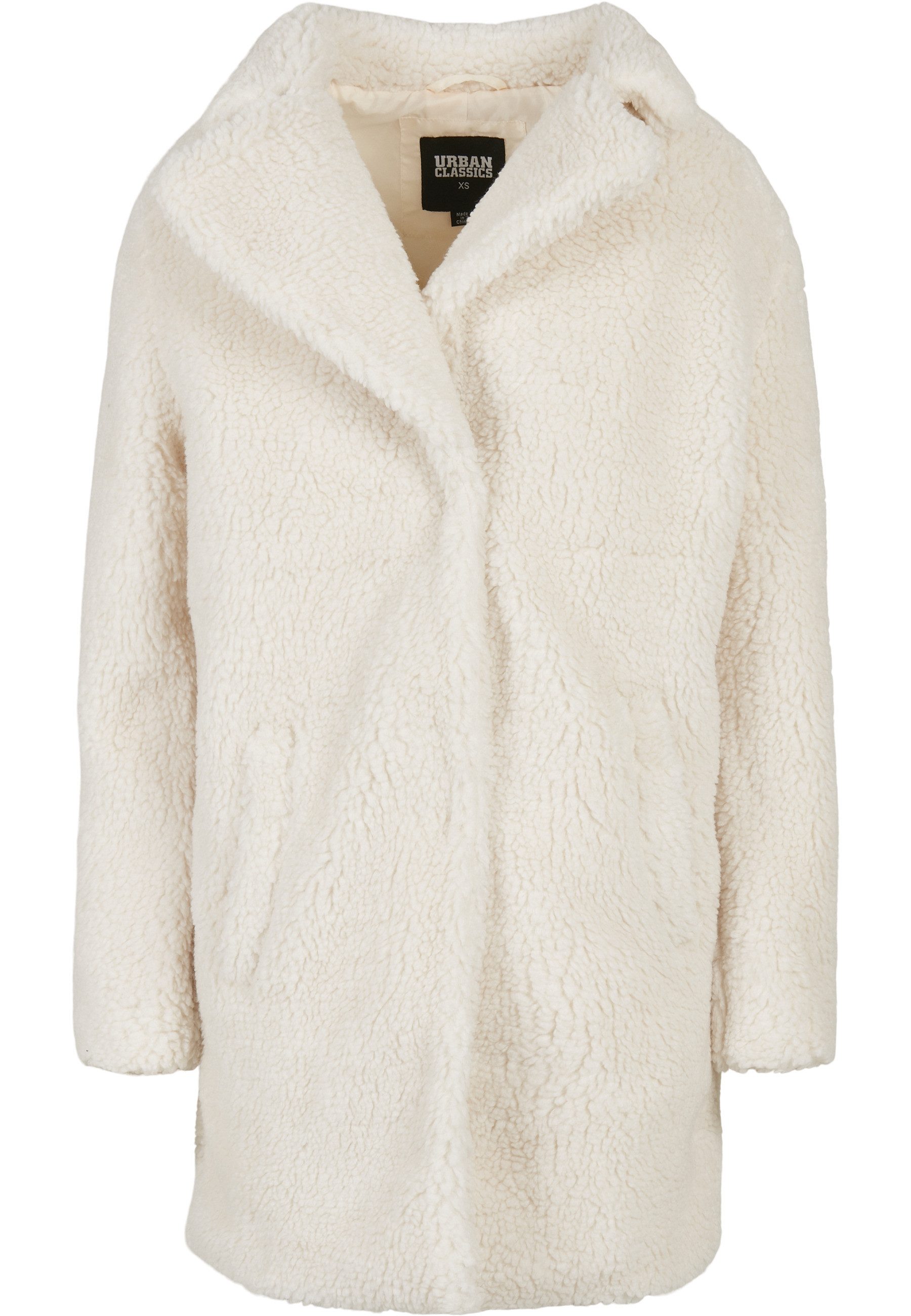 URBAN CLASSICS Cabanjacke Urban Classics Ladies Oversized Sherpa Coat (1-St)