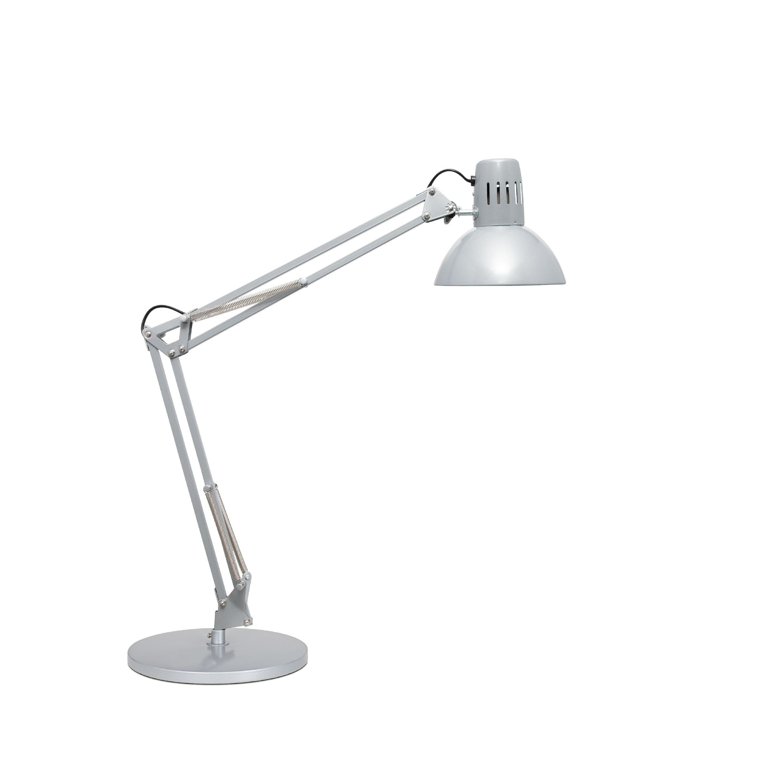MAUL LED Schreibtischlampe Tischleuchte MAULstudy, mit Standfuß exkl. Leuchtmittel E27, 9,5 Watt LED-Leuchtmittel, Verstellbarer Arm, Verstellbare Höhe