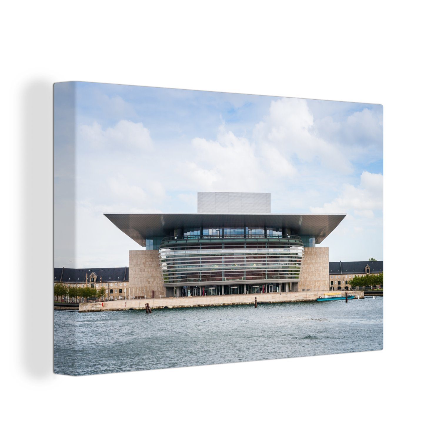 OneMillionCanvasses® Leinwandbild Kopenhagen - Dänemark - Musik, (1 St), Wandbild Leinwandbilder, Aufhängefertig, Wanddeko, 30x20 cm