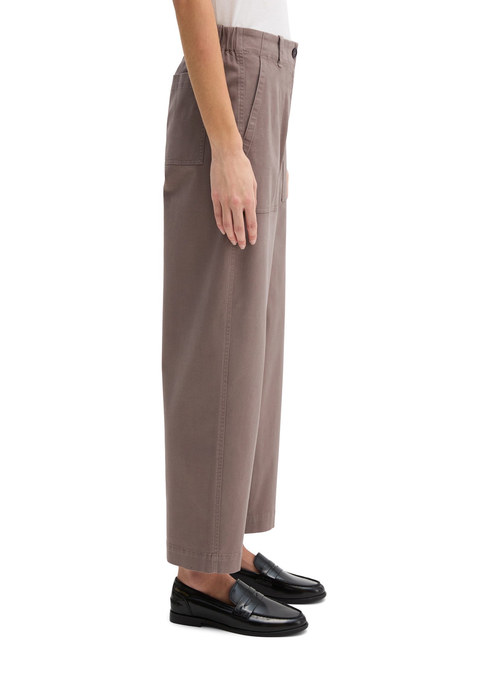 Marc O'Polo Stoffhose Barrel Pants aus Brushed Cotton Twill günstig online kaufen