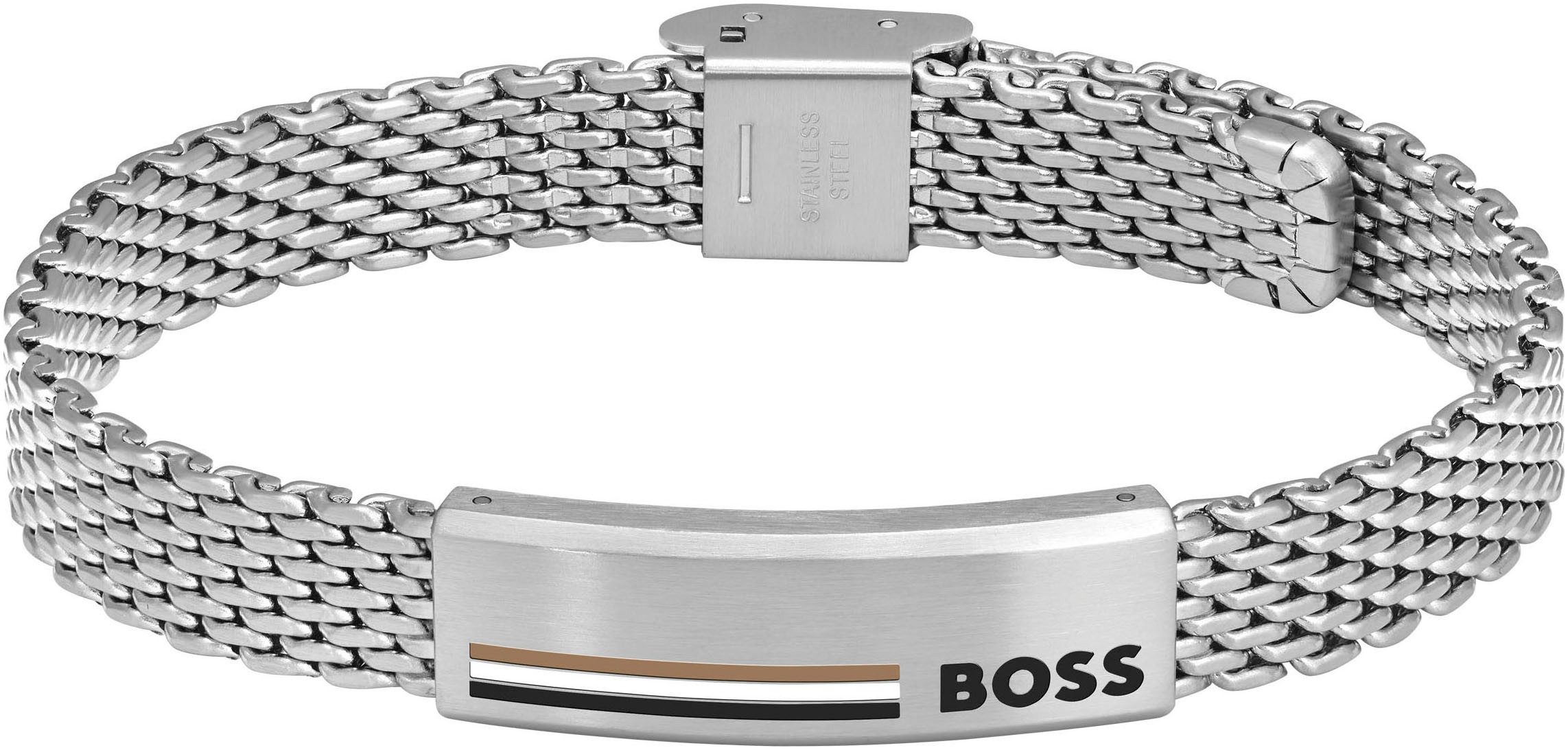 BOSS Armband ALEN, 1580610, 1580611, 1580612, mit Emaille