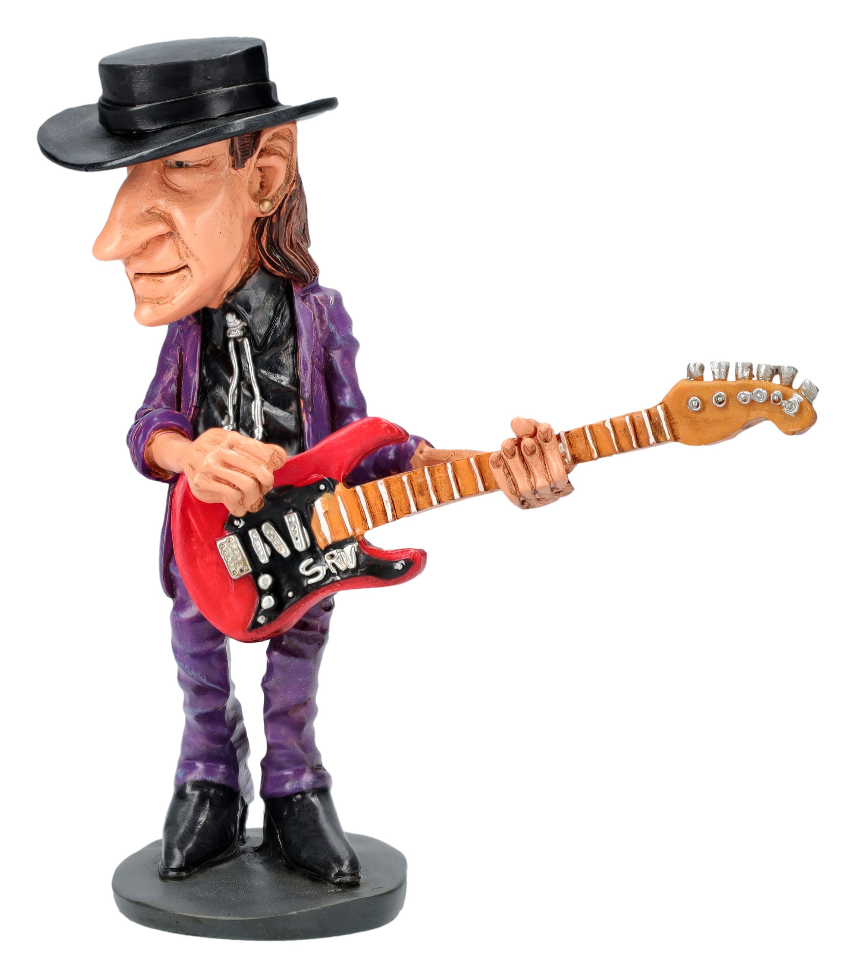 Dekofigur Lustige Rockstar Figur - Gitarrist Stevie - Rockmusiker Dekofigur Deko