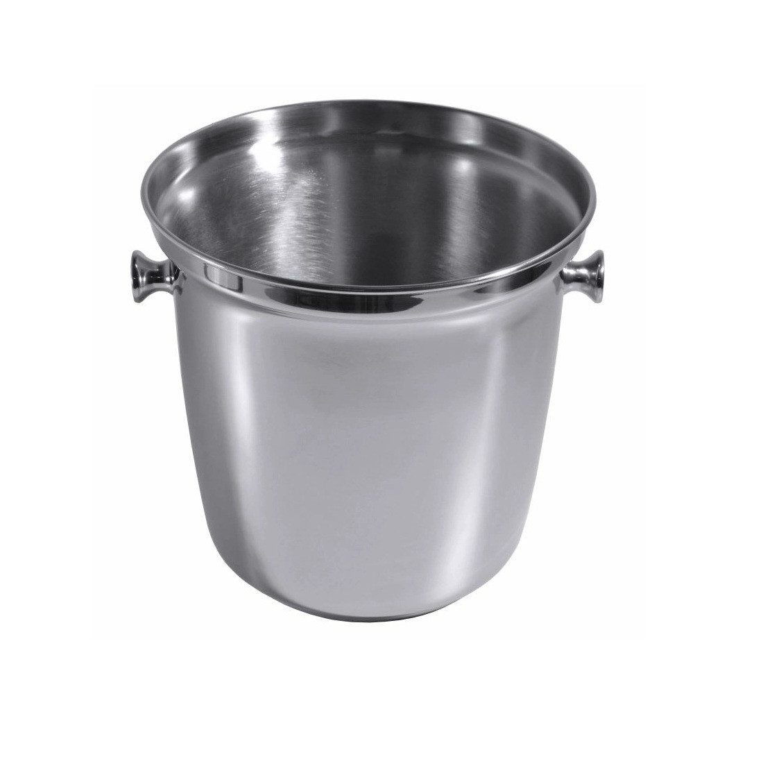 Contacto Wein- und Sektkühler Piccolo Champagnerkühler Eiseimer 16,5cm Edelstahl
