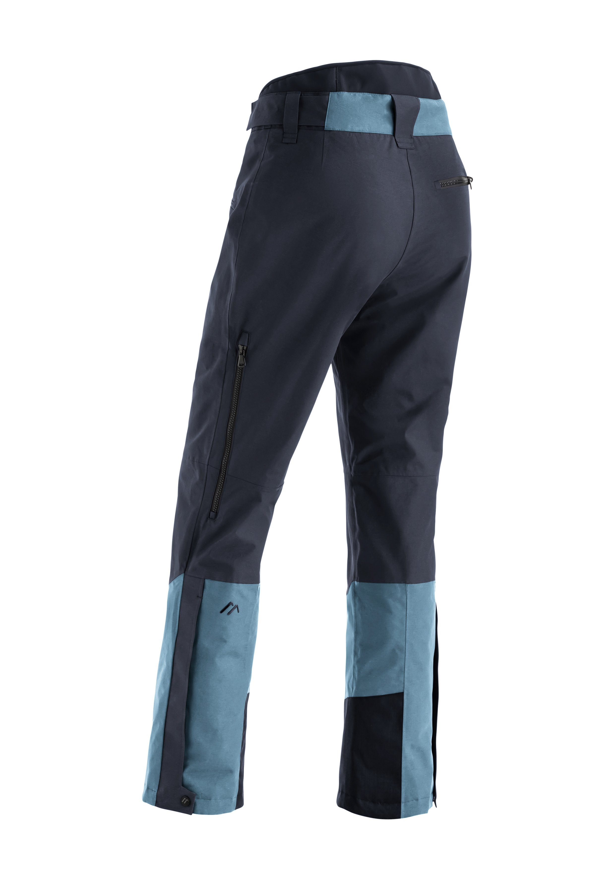 Maier Sports Skihose Backline W Piste Pants Gelände Skihose für geschnittene und hellblau Lässig