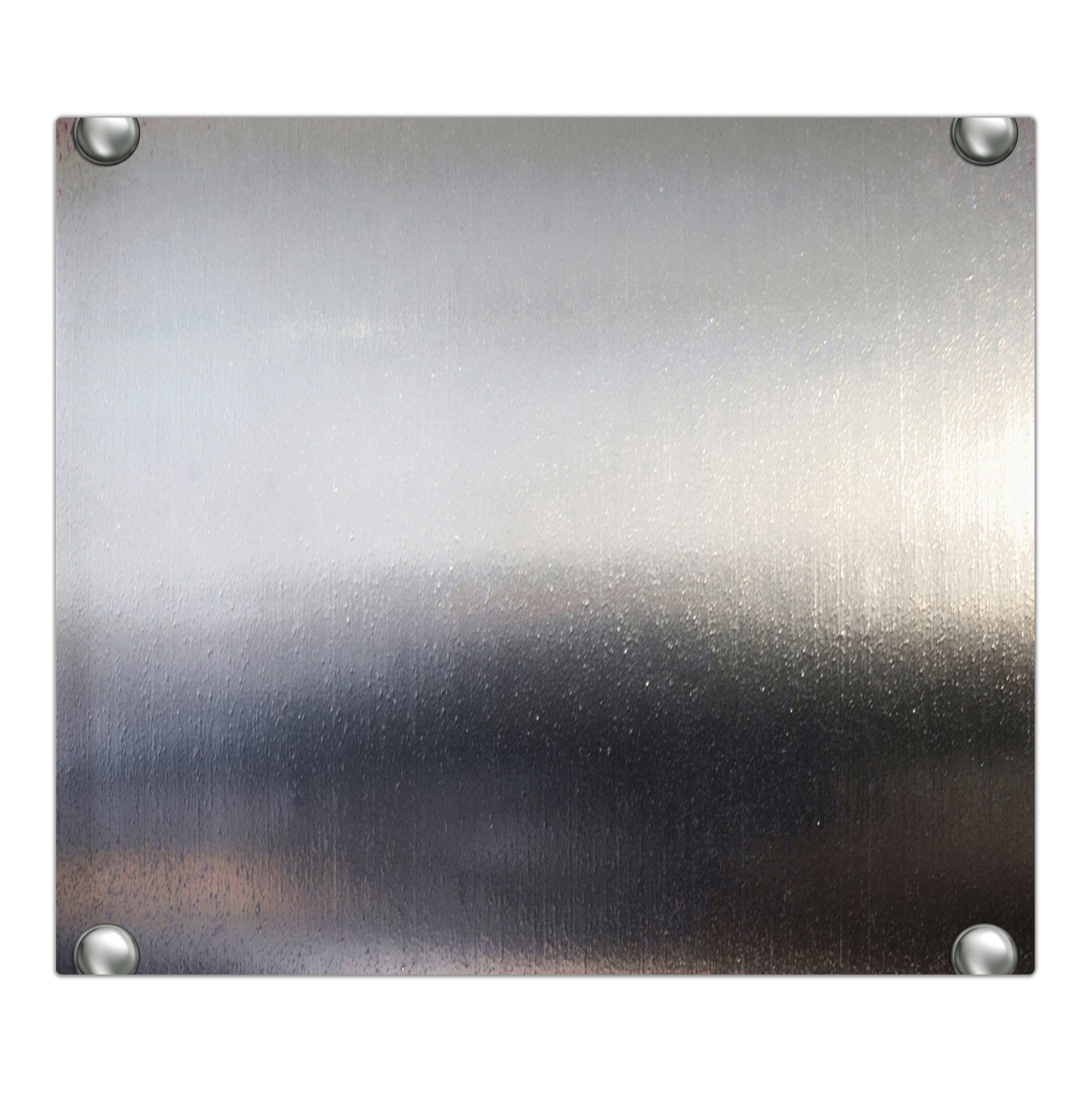Primedeco Herd-Abdeckplatte Herdabdeckplatte Spritzschutz aus Glas Metallhintergrund, Glas, (1 tlg)