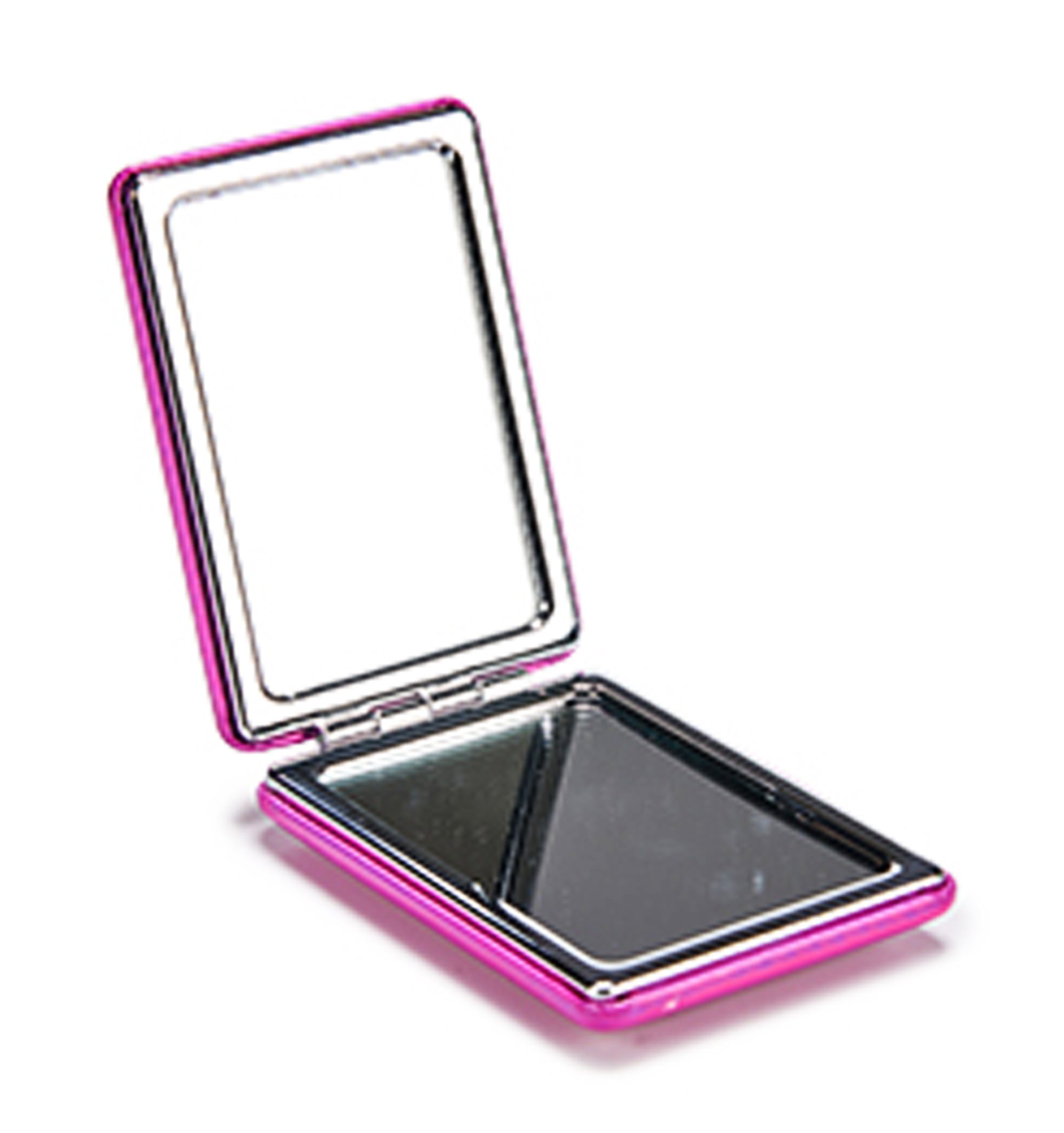 Taschenspiegel Make-up (Hellblau), TASCHENSPIEGEL klappbar Spiegel doppelseitig 10 Kosmetikspiegel