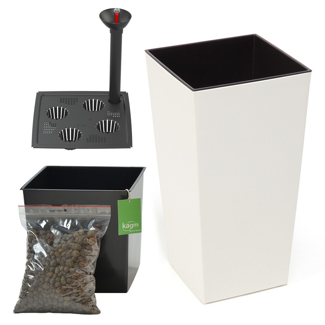 KAGM Pflanzkübel Blumenkübel Blumentopf in Hochglanz Pflanztopf SET TOP Qua günstig online kaufen