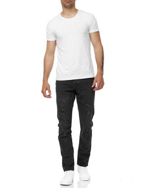 Tazzio Slim-fit-Jeans 16525 Stretch mit Elasthan & im Destroyed-Look