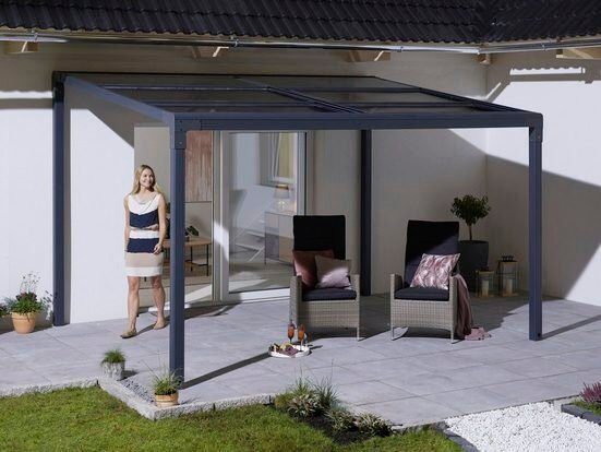 KONIFERA Anbaupavillon Anguilla, Schiebedach, in 292 günstig online kaufen