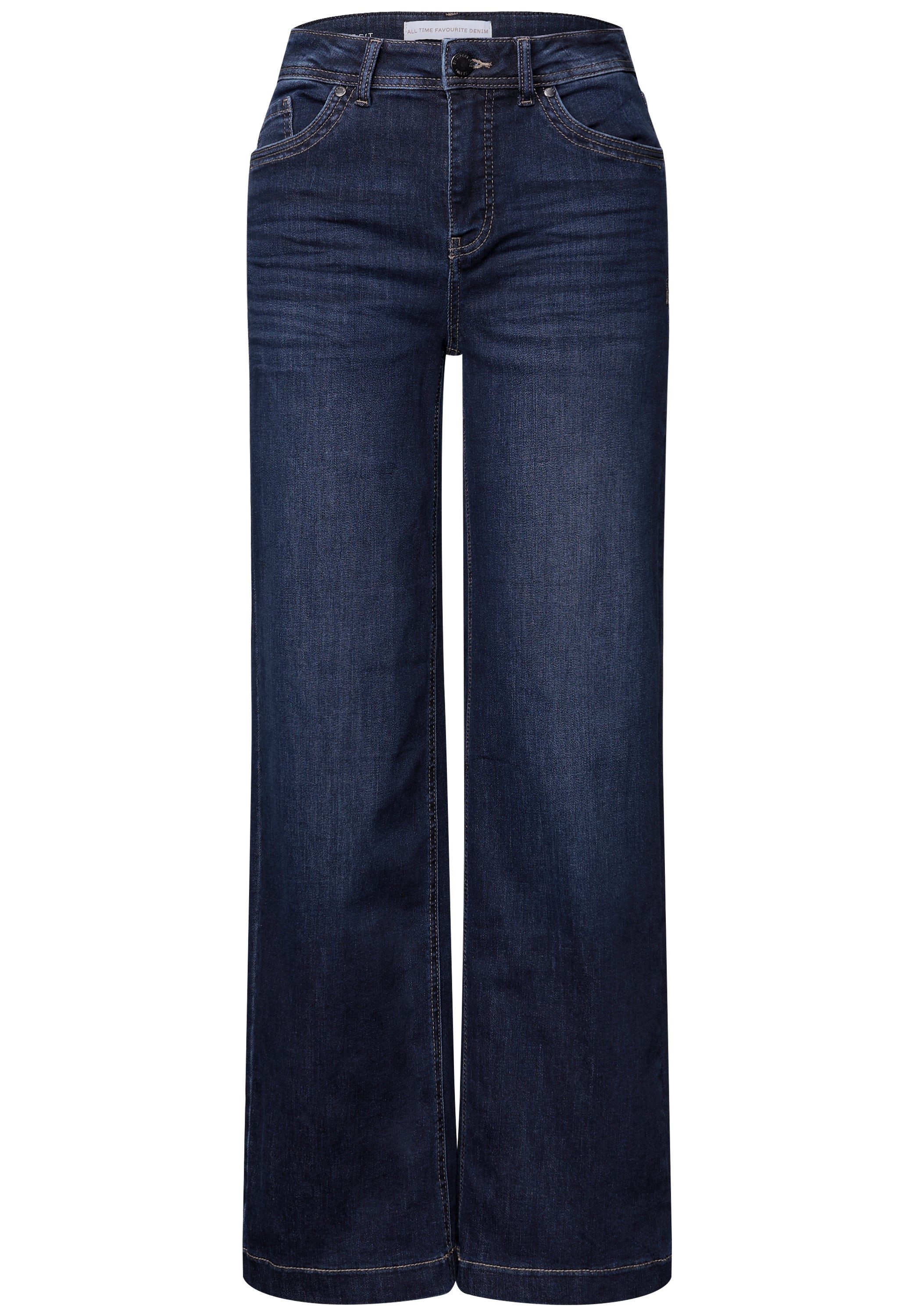 STREET ONE Weite Jeans Wide Leg günstig online kaufen