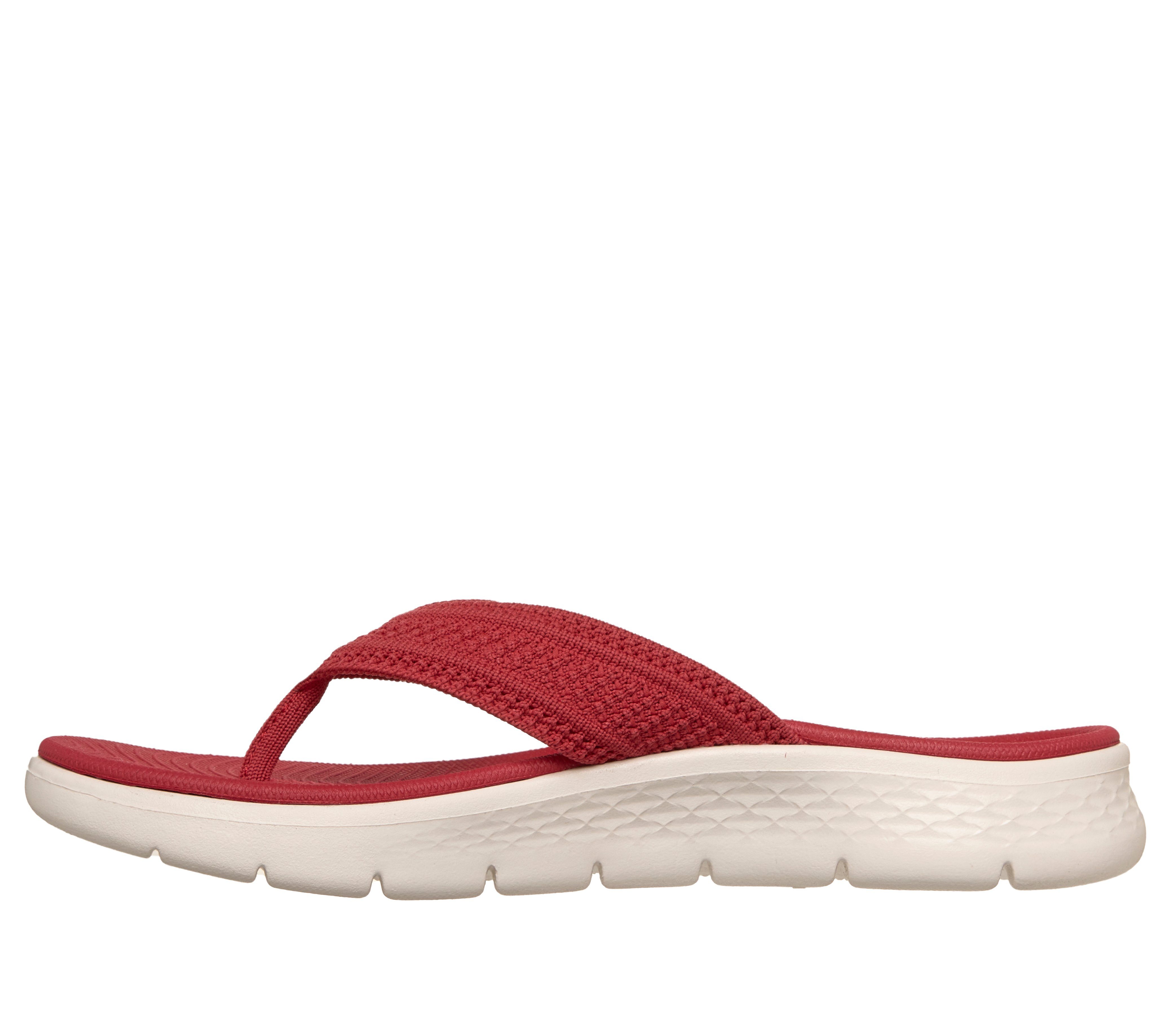 Skechers GO WALK FLEX SANDAL Zehentrenner Badeschuh, Strandschuh, Sommerschuh mit Goga Mat Fußbett