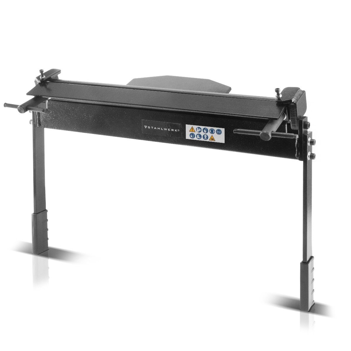 STAHLWERK Bördelgerät Abkantbank AB-460 ST - Blechbiegemaschine, B: 24 cm, L: 83 cm, (Set, 10-tlg., Set), solides Halteblech