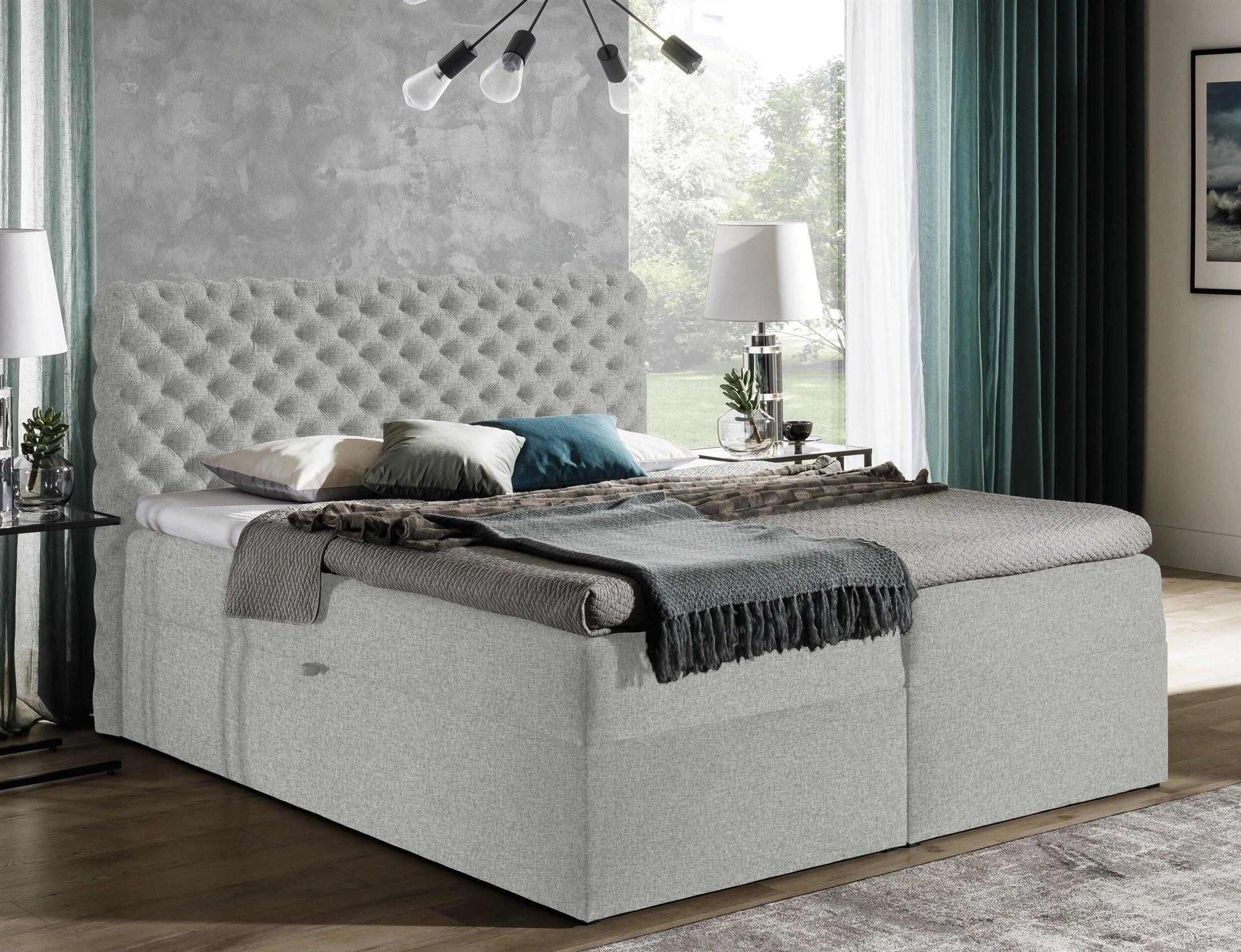 99rooms Boxspringbett Dustin (Schlafzimmerbett, Bett), Design günstig online kaufen