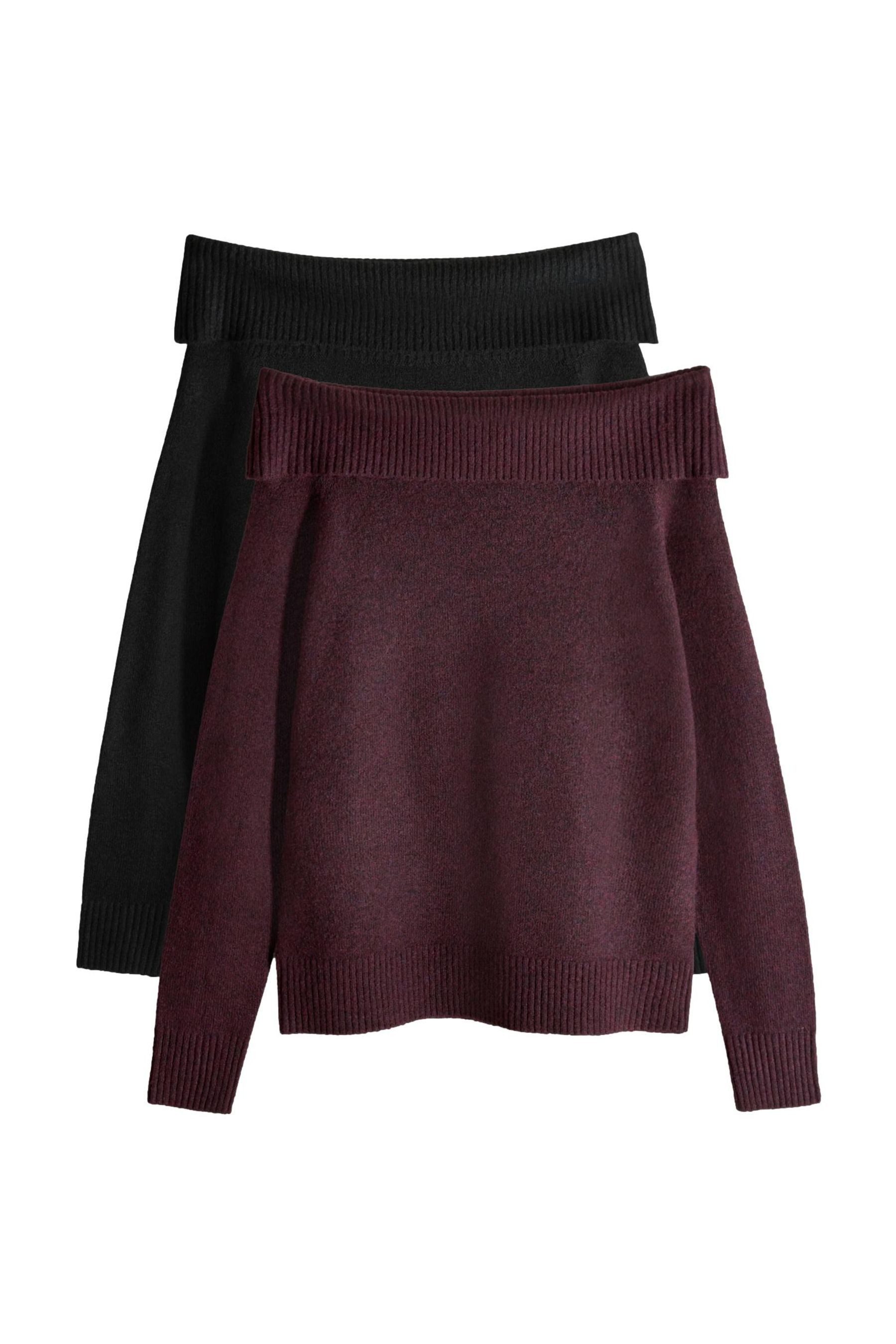 Strickpullover The Set Bardot-Strickpullover, 2er-Pack