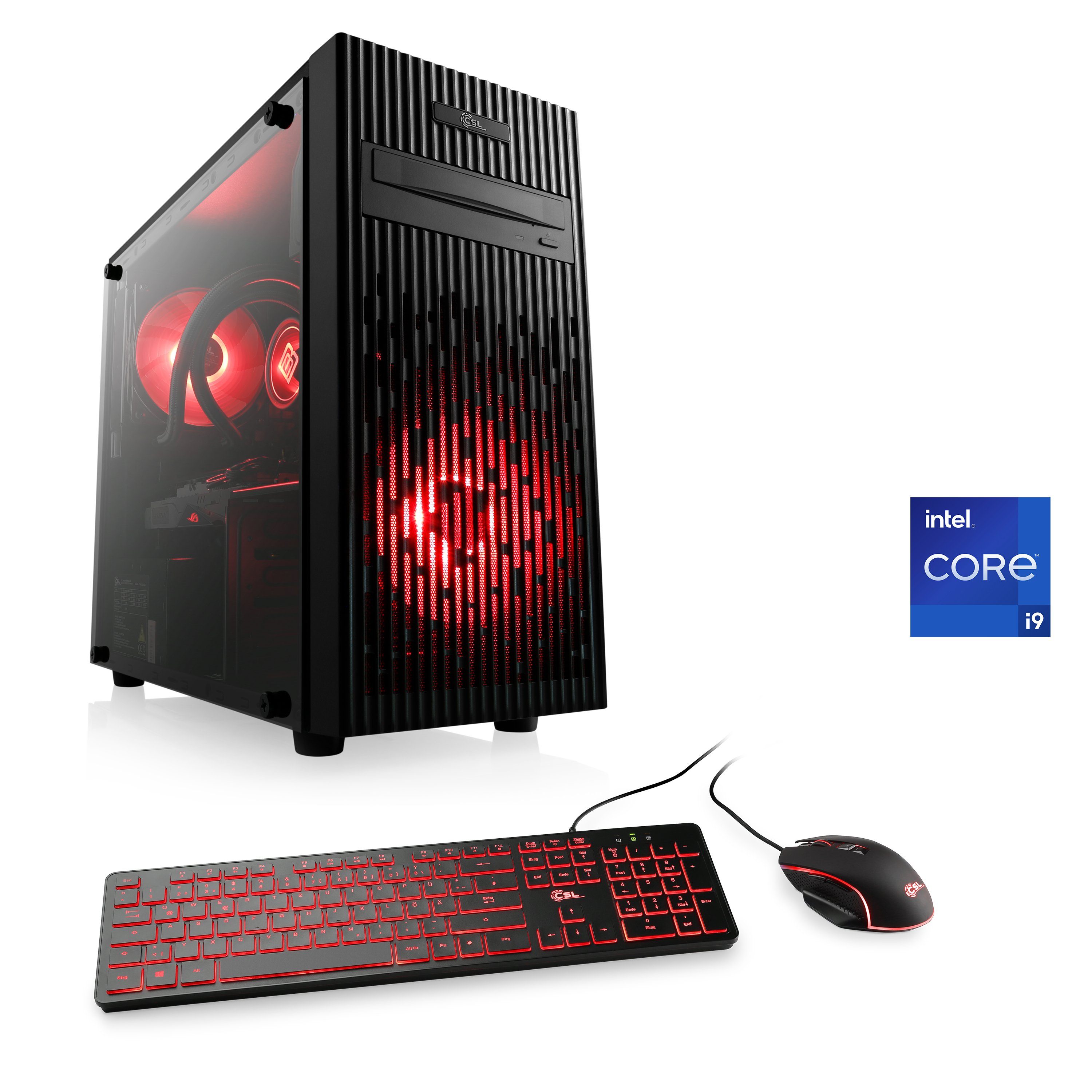 CSL HydroX V29115 Gaming-PC (Intel® Core i9 11900K, GeForce RTX 3060, 16 GB RAM, 1000 GB SSD, Wasserkühlung)