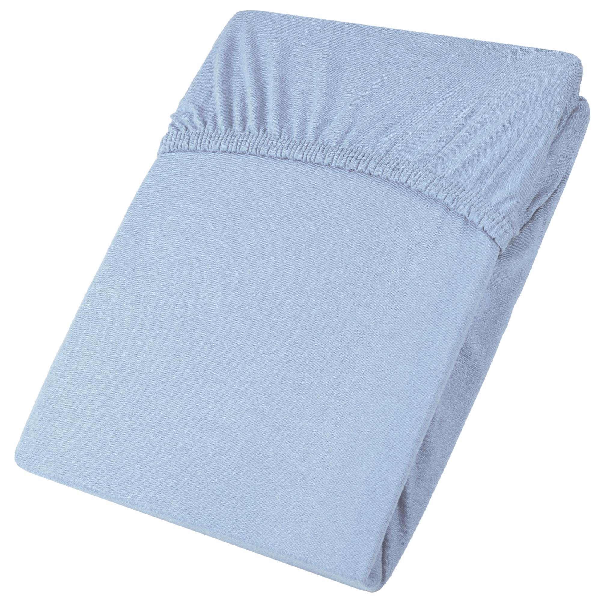 aqua-textil Spannbettlaken Viana Spannbetttuch Jersey 180x200-200x200cm günstig online kaufen